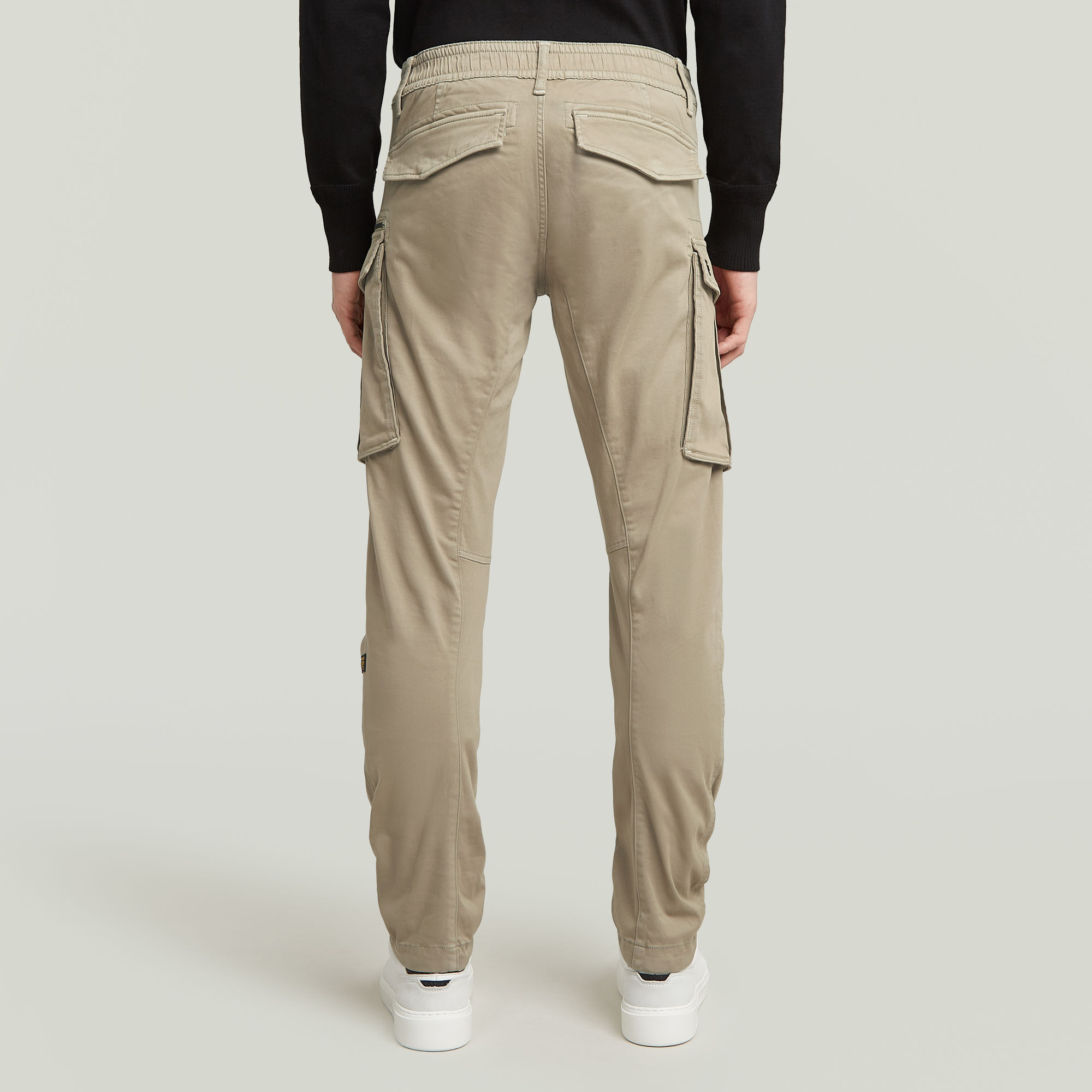 G-Star RAW Rovic Trainer Zip 3D Regular Tapered Beige Heren