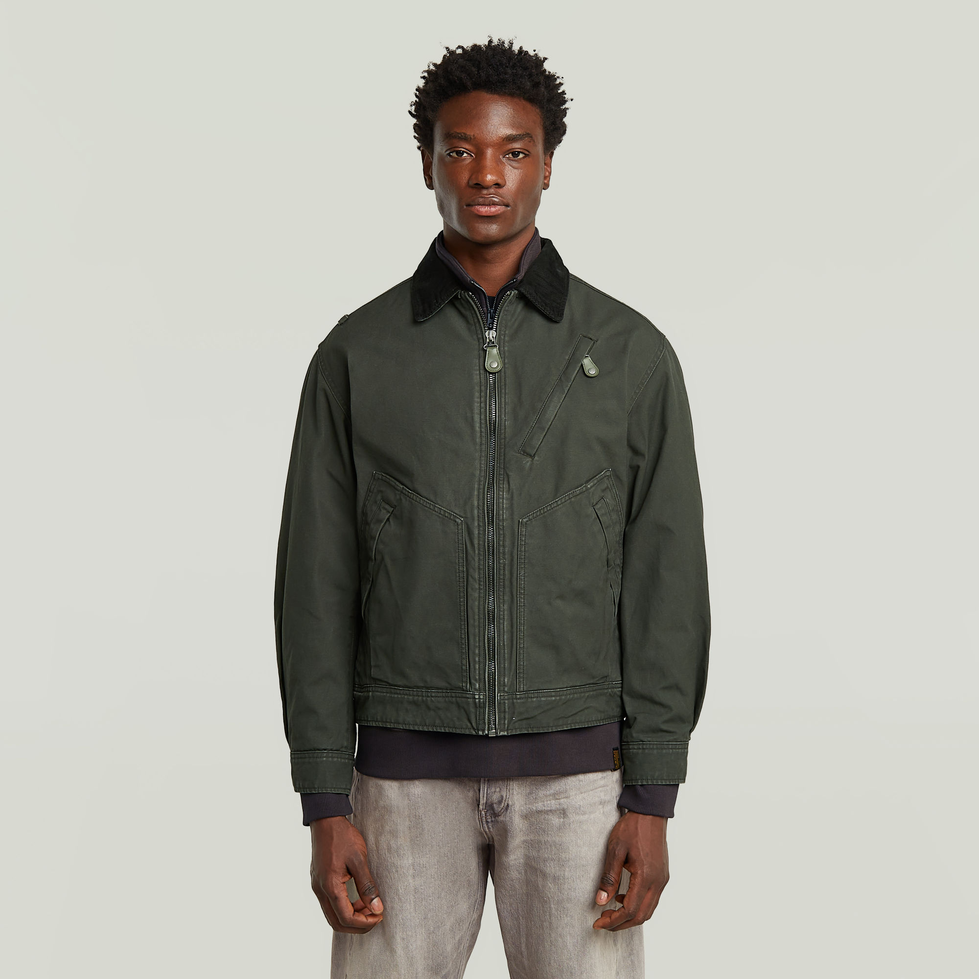 

Duty Canvas Trucker Jacke - Grau - Herren