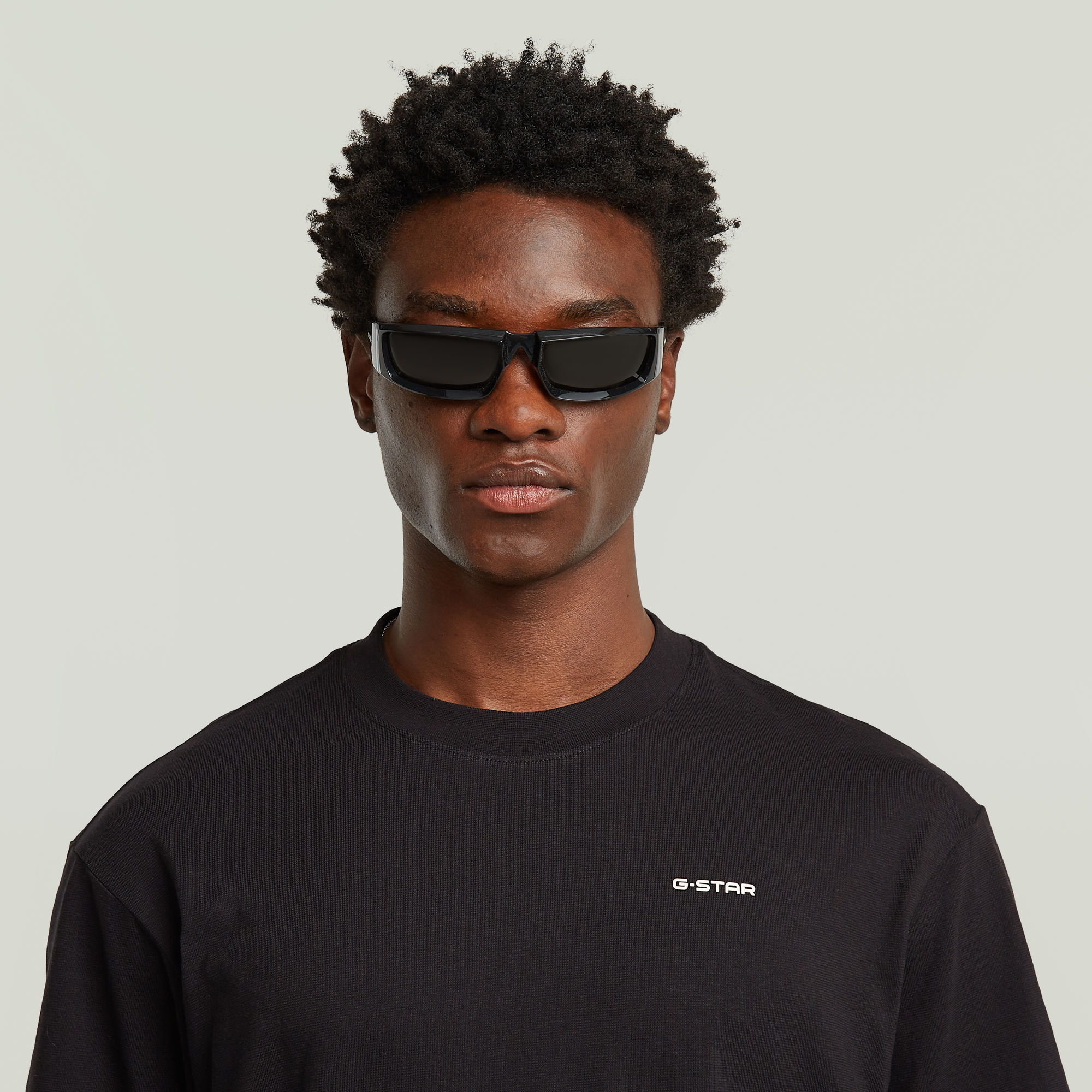 G-Star RAW Boxy Base T-shirt Zwart Heren