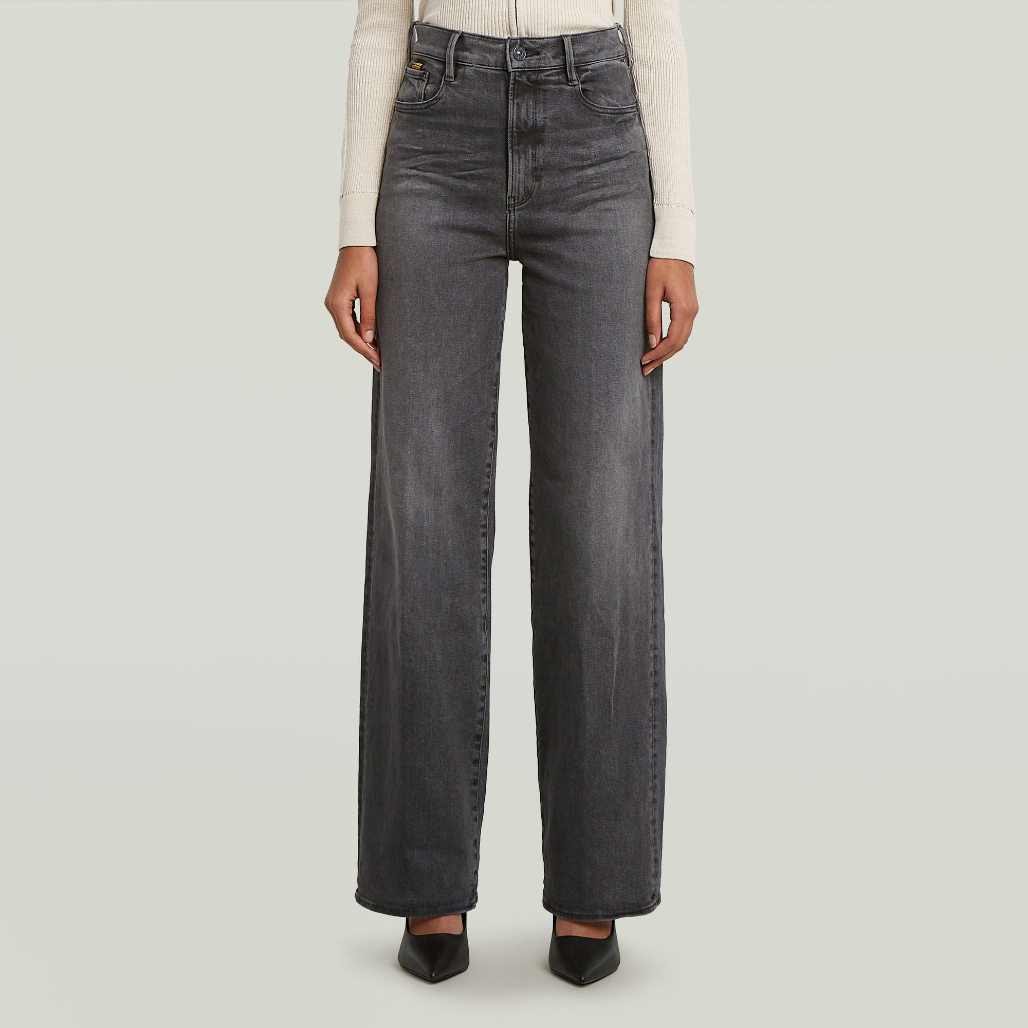 

Deck 2.0 High Loose Jeans - Zwart - Dames