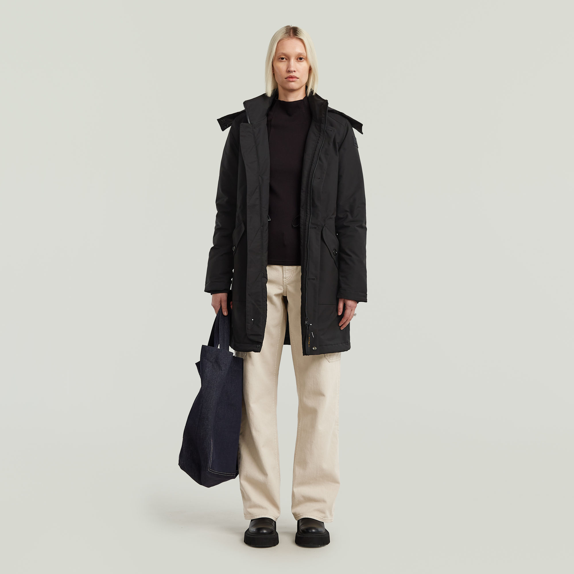 Thumbnail - Vodan Jacke - Schwarz - Damen