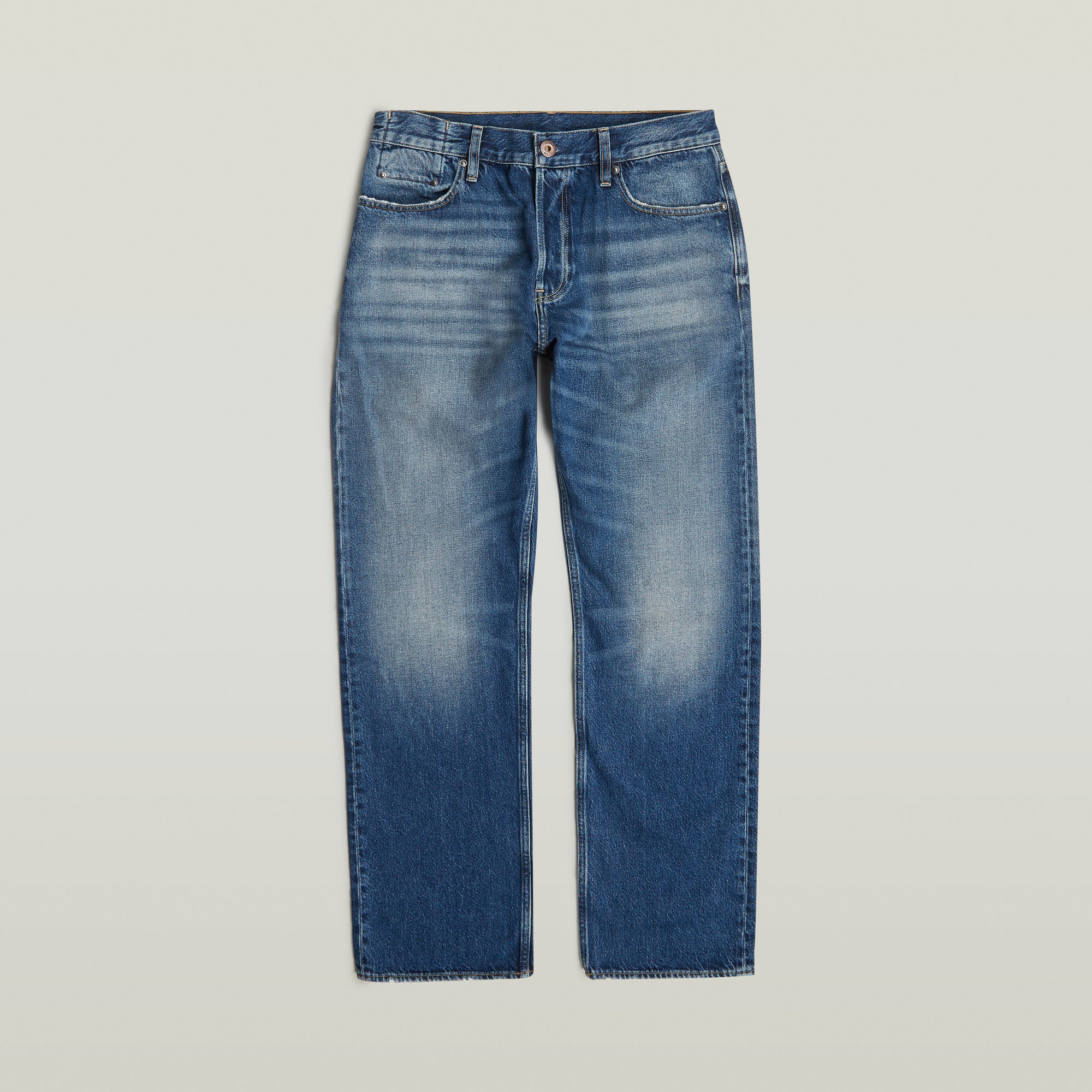 G-Star RAW Dakota Regular Straight Jeans Midden blauw Heren