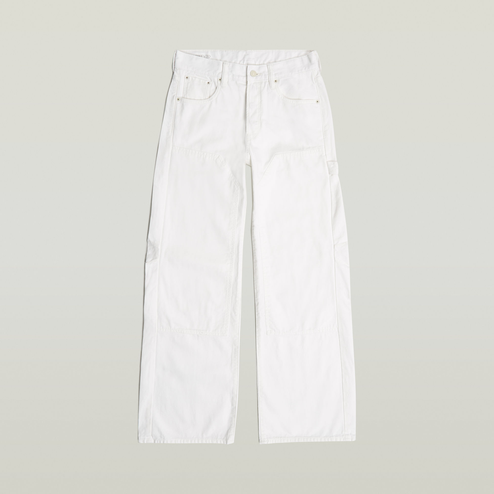 G-Star RAW Bowey 3D Carpenter Loose Jeans Wit Dames