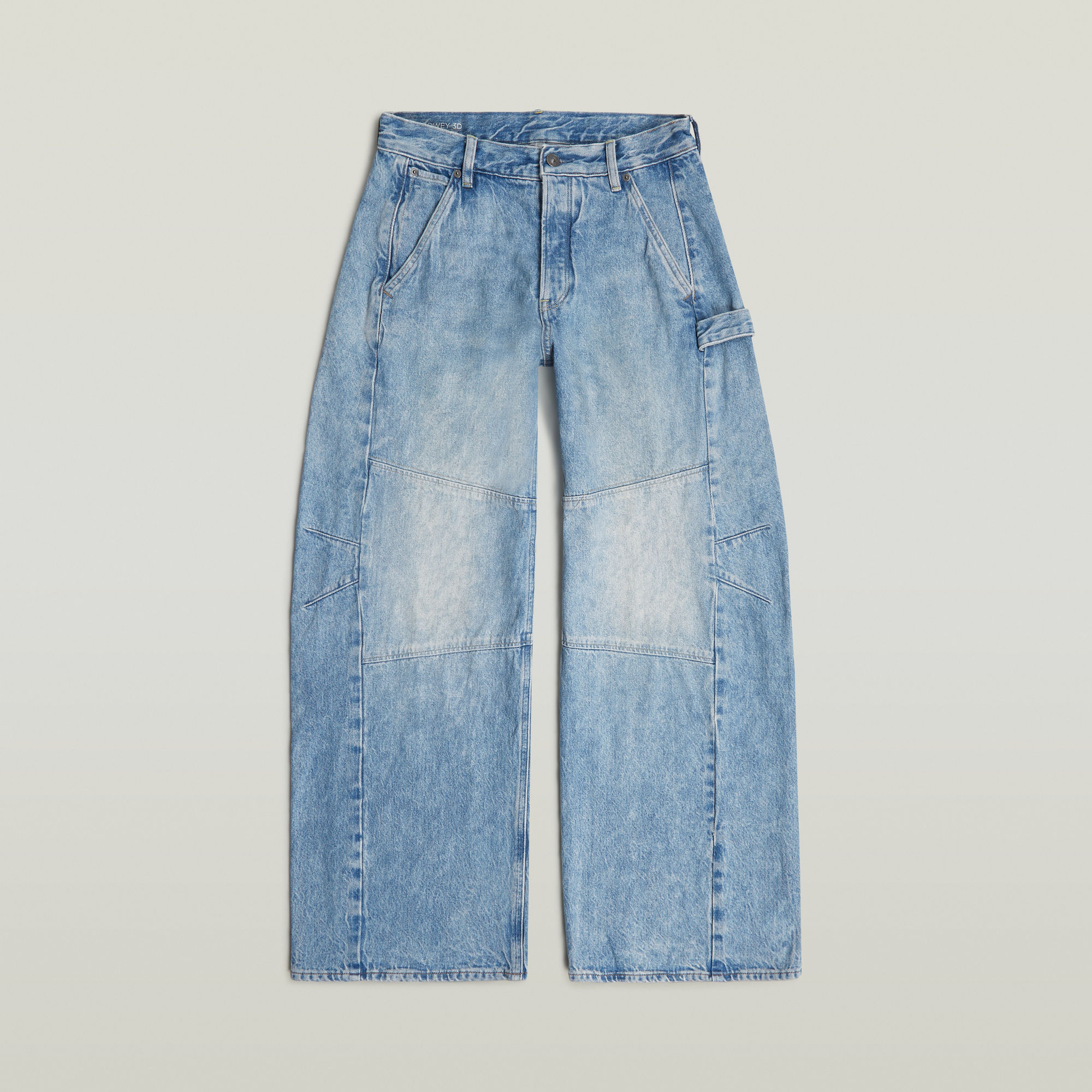 G-Star RAW Bowey 3D Extreme Carpenter Loose Jeans Midden blauw Dames
