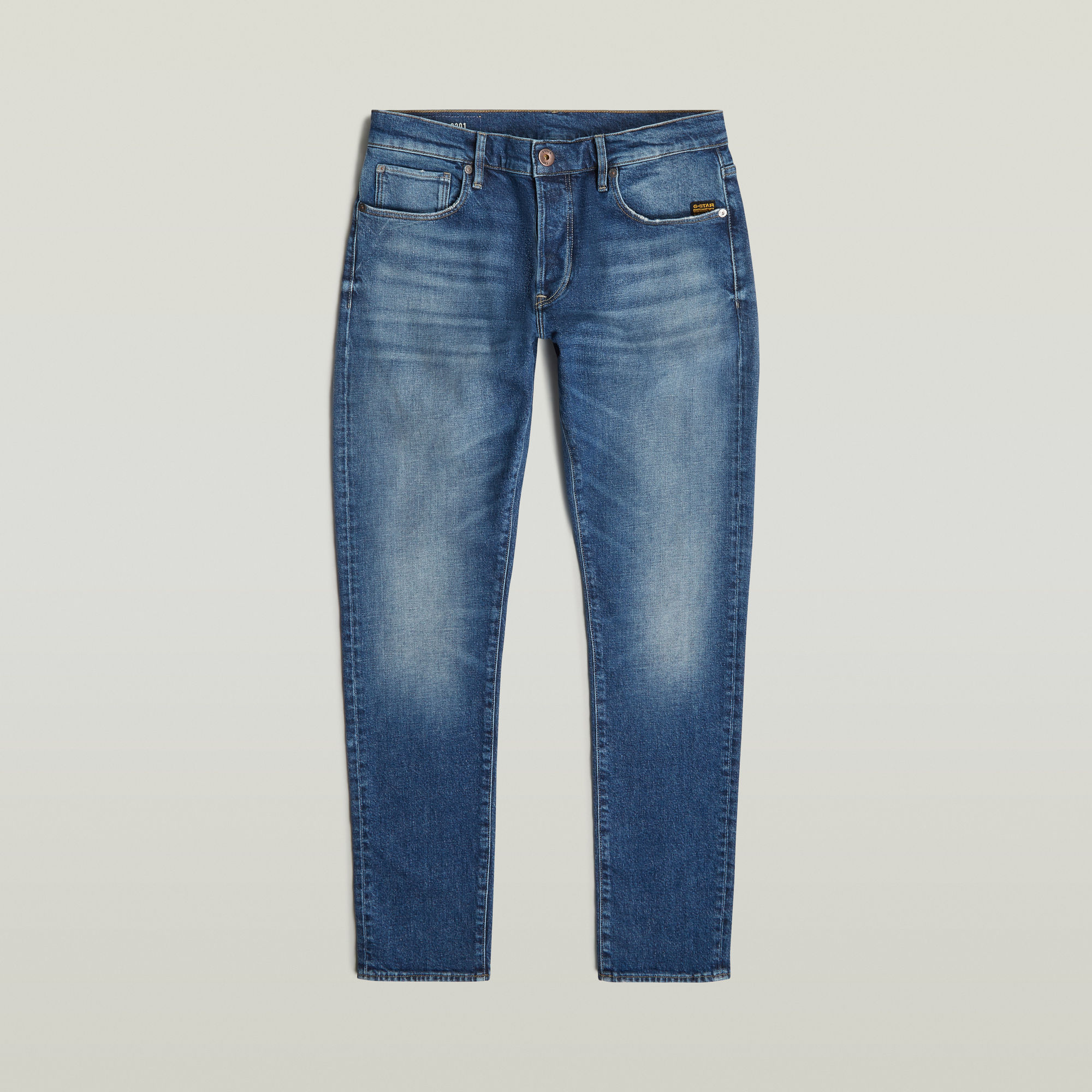G-Star RAW 3301 Slim Jeans Midden blauw Heren