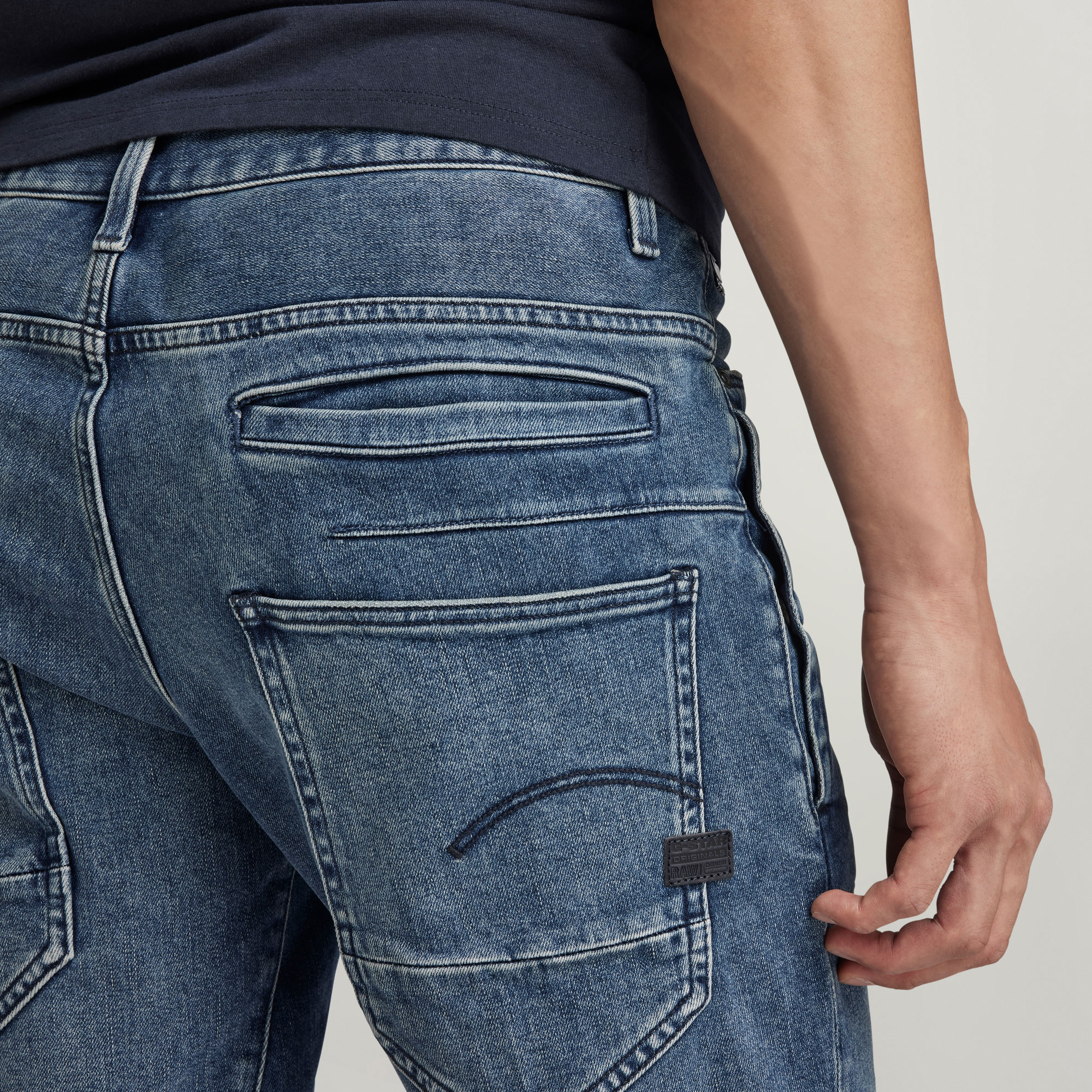 Thumbnail - D-Staq 3D Shorts - Mittelblau - Herren