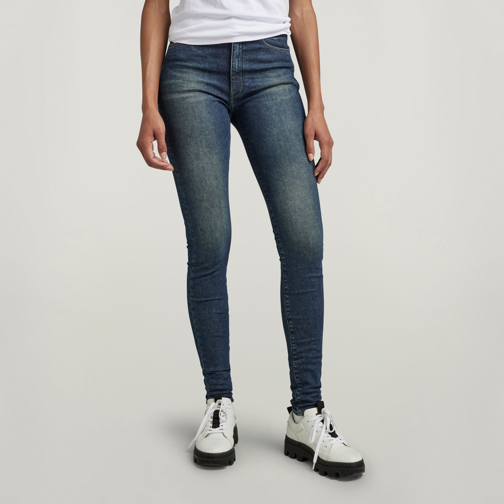 

Kafey Ultra High Skinny Jeans - Dark blue - Women