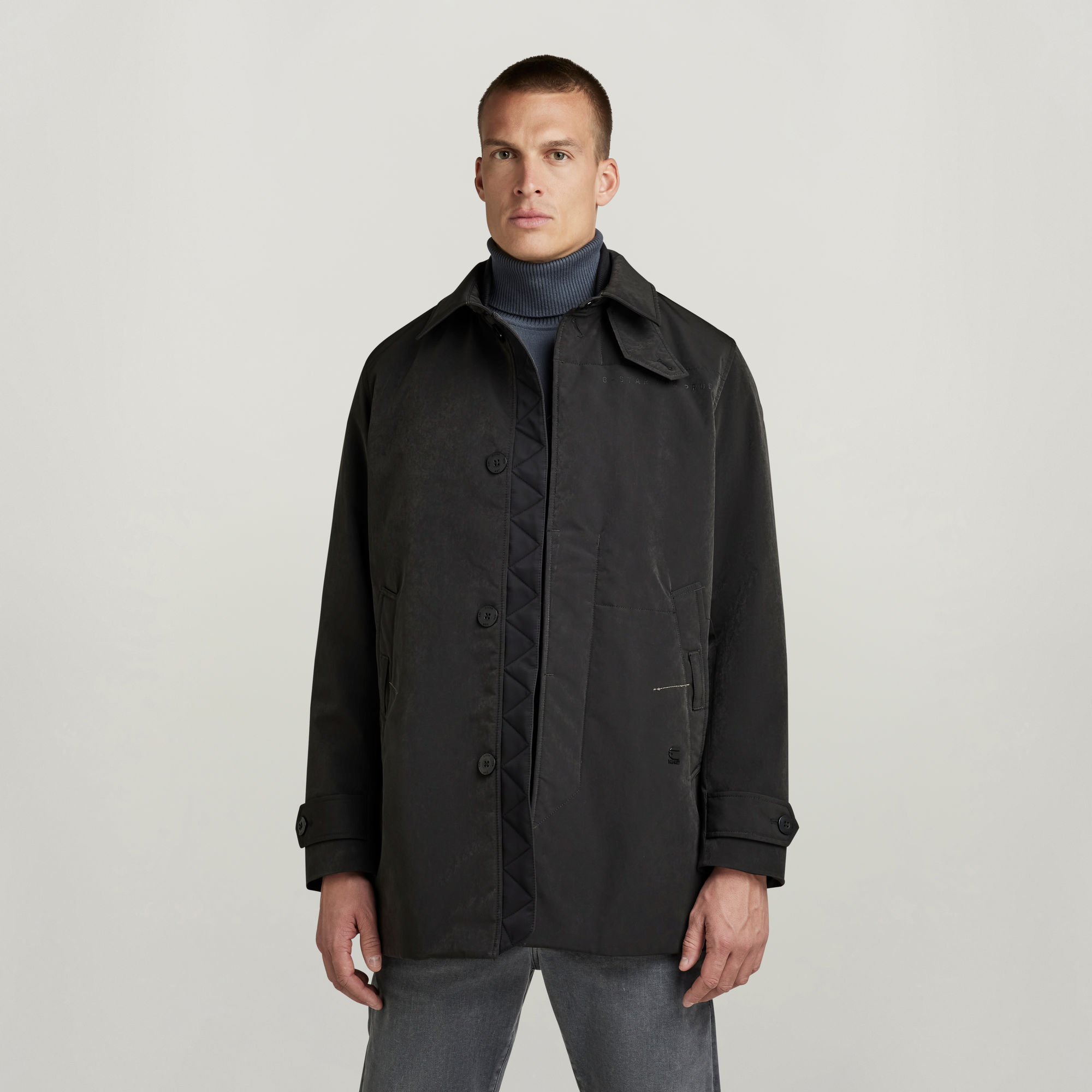 

Utility Padded Trench - Black - Men