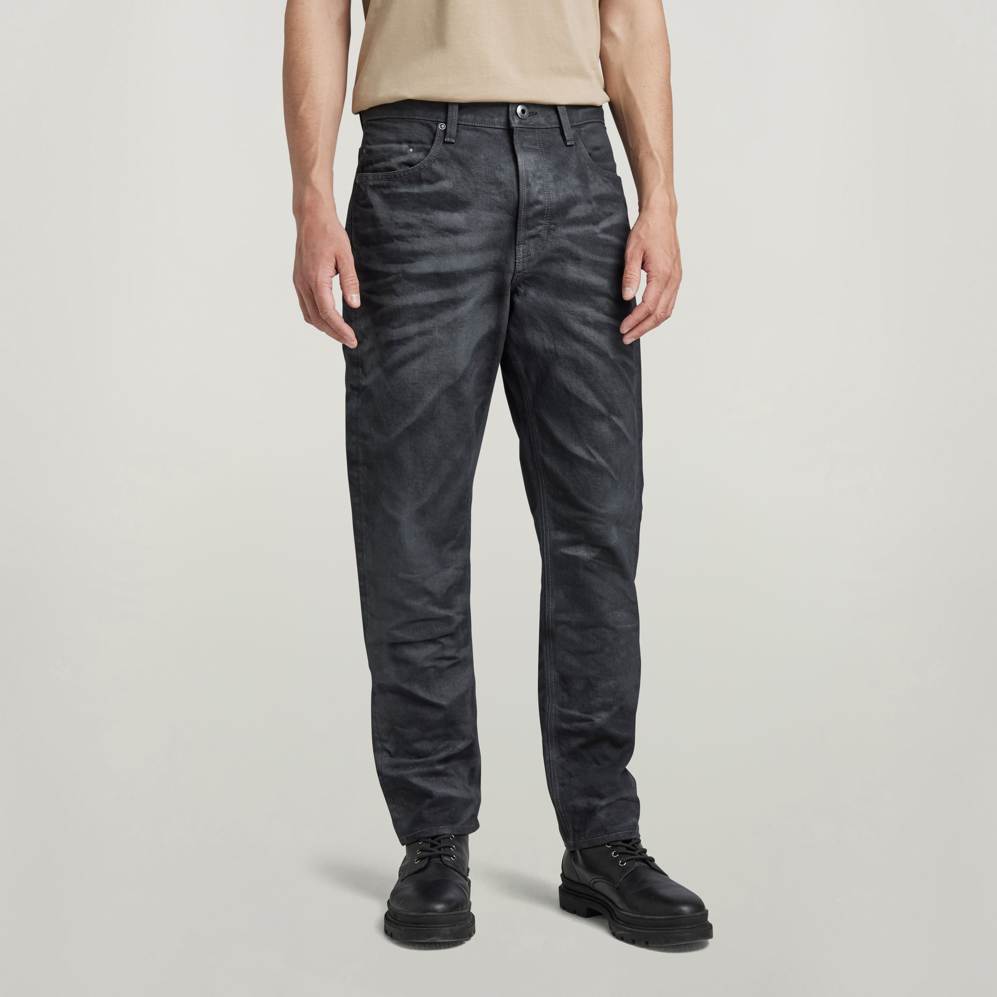 

Triple A Regular Straight PM Jeans - Black - Men