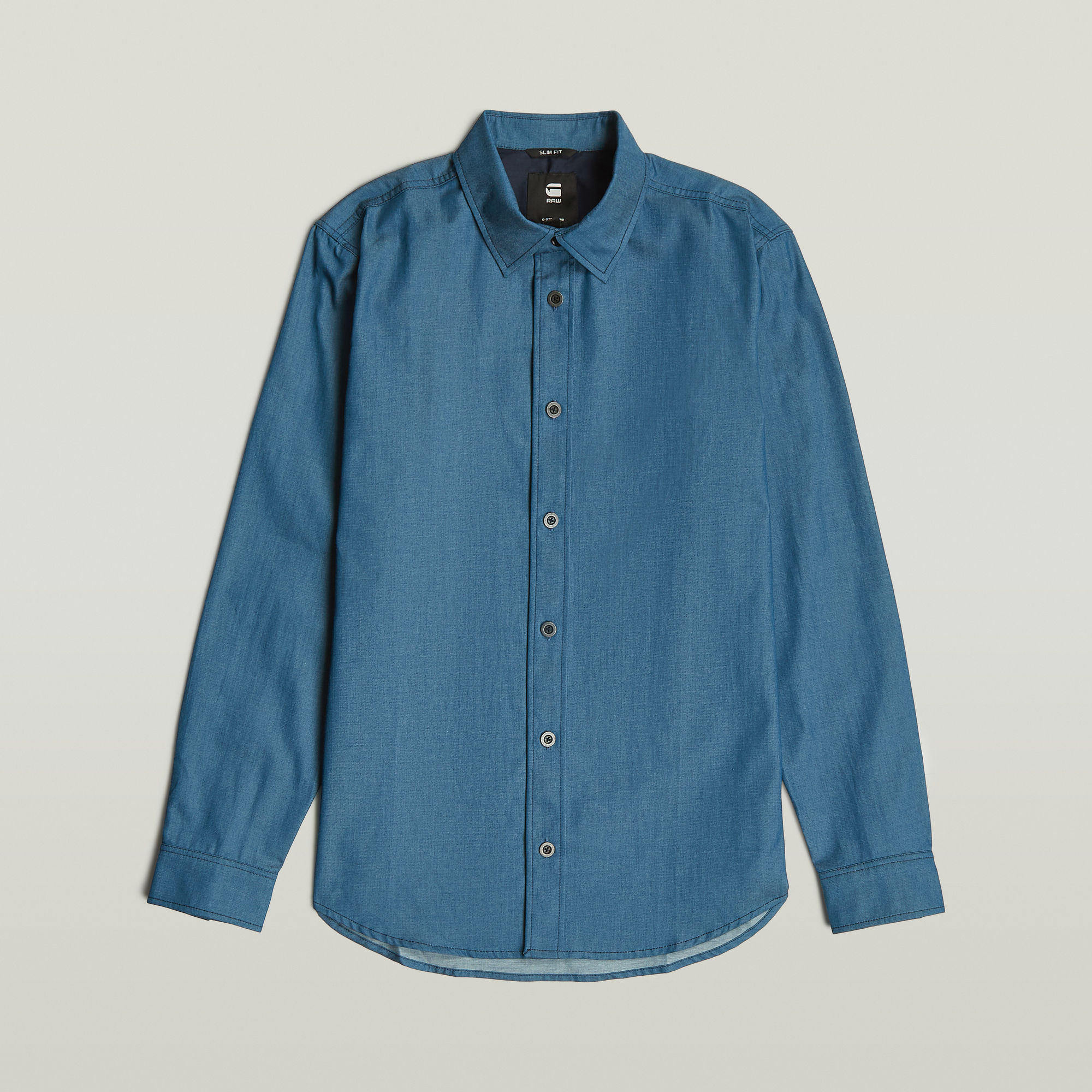 G-Star RAW Clean Slim Shirt Donkerblauw Heren