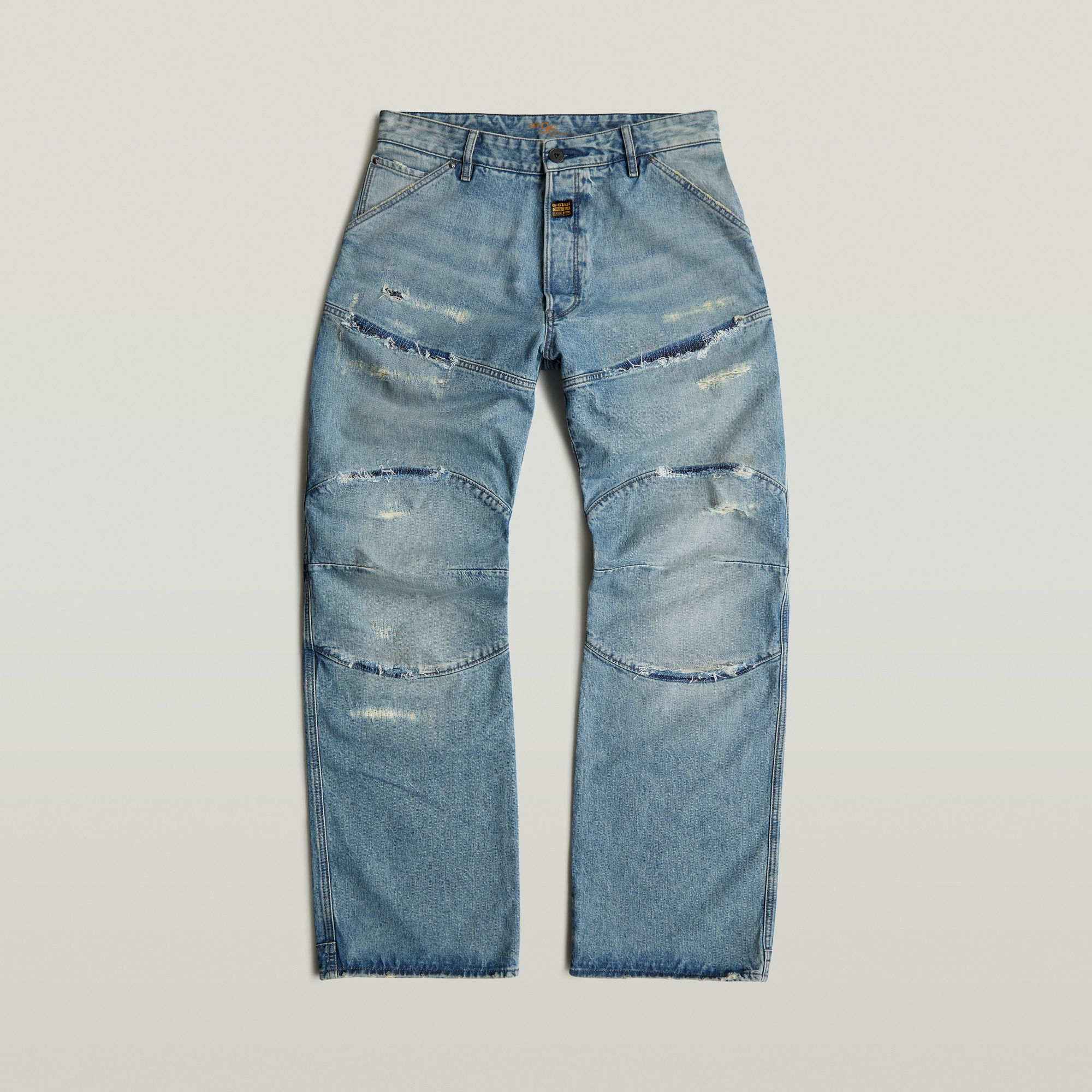 G-Star RAW G-STAR Elwood Unisex Low Loose Jeans Midden blauw Heren