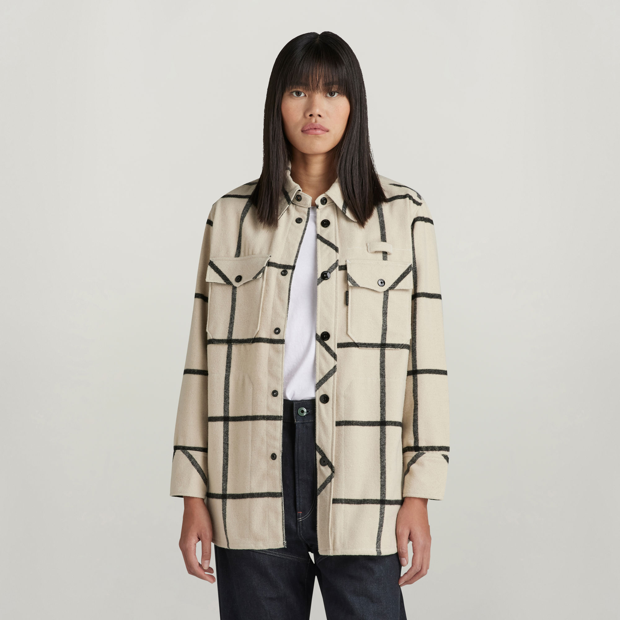 

Boyfriend Overshirt - Multi color - Women