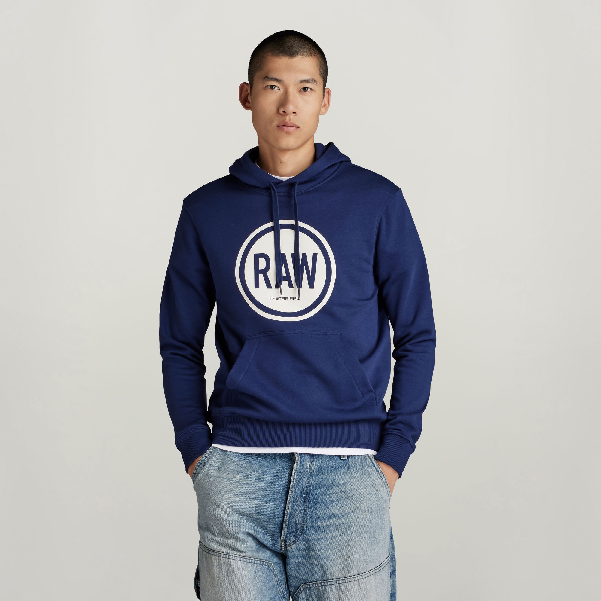 Graphic 10 Hooded Sweatshirt - Dunkelblau - Herren