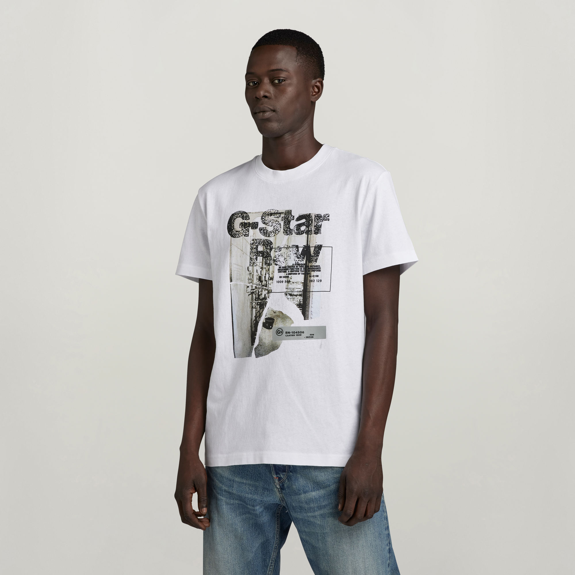 

HQ Print T-Shirt - White - Men