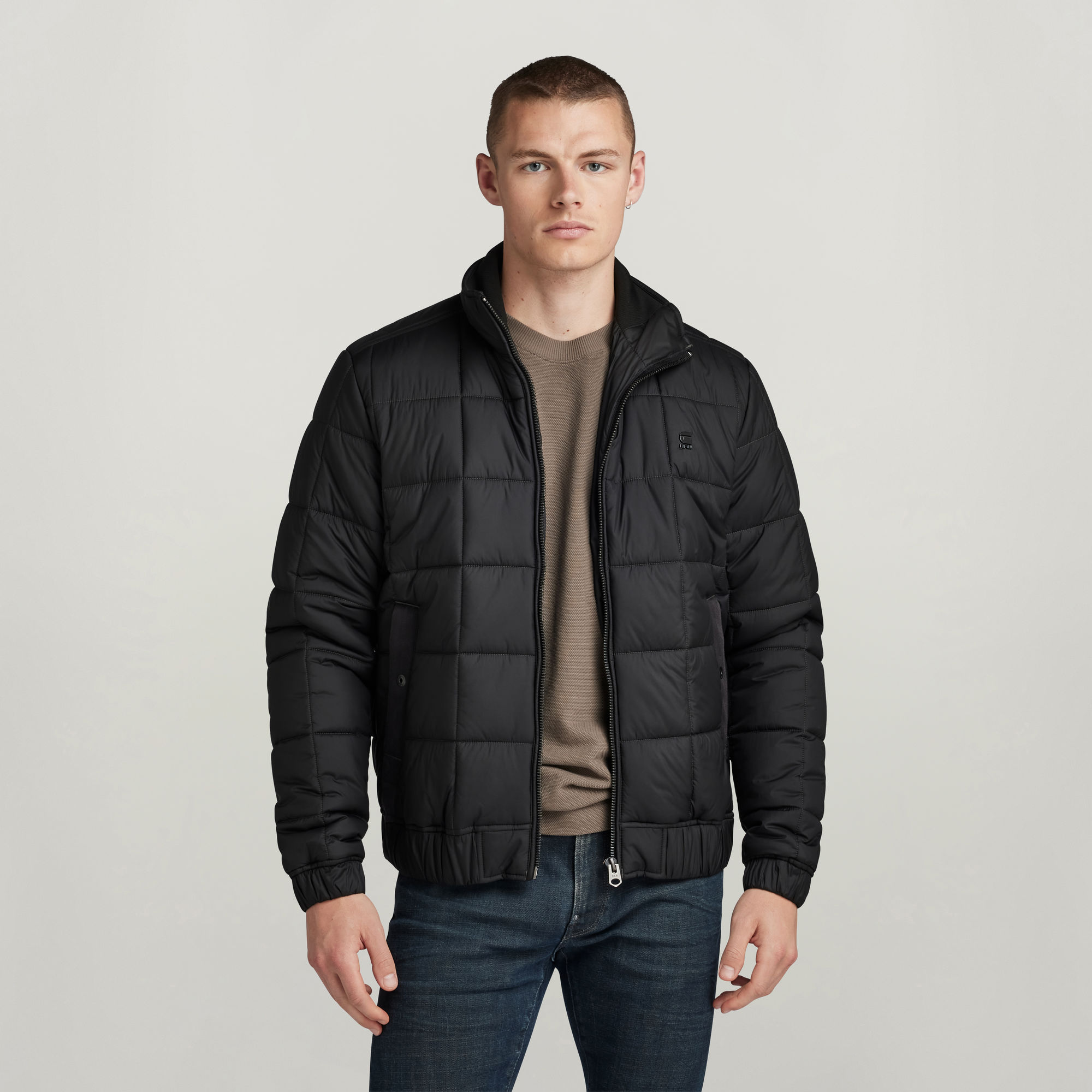 

Meefic Quilted Jacket - Black - Men