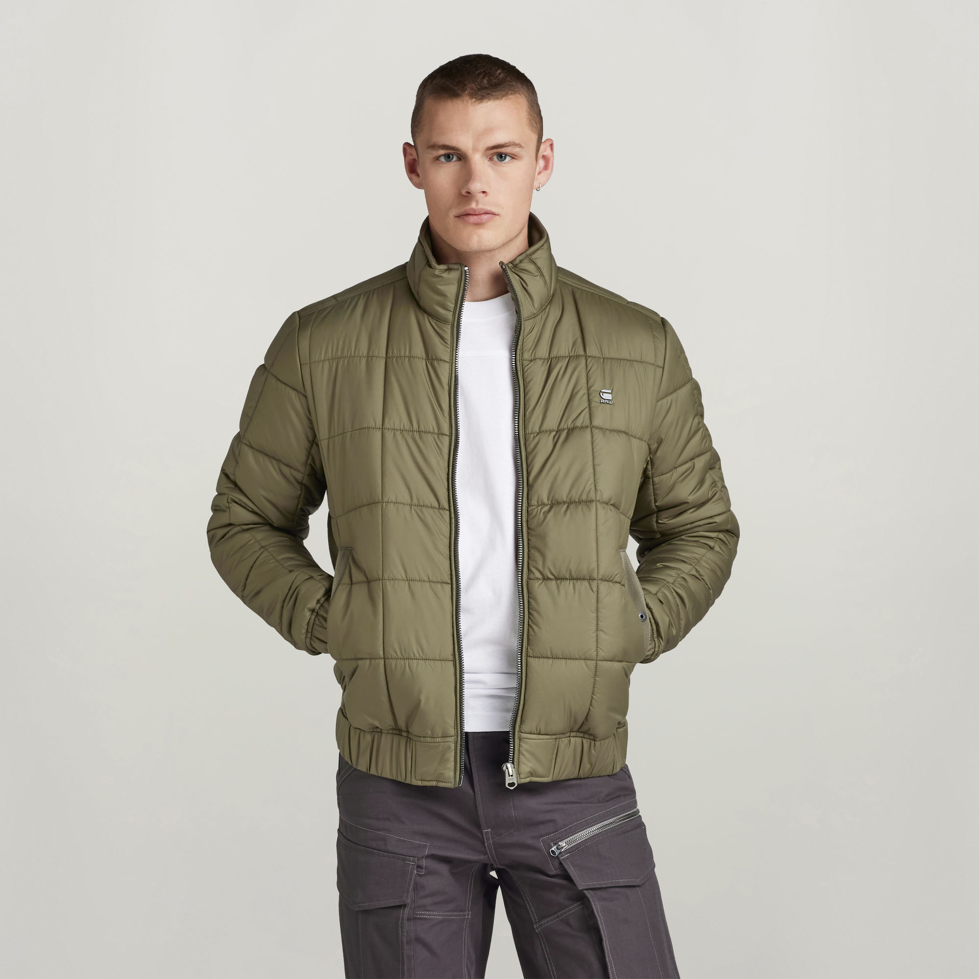 

Meefic Quilted Jacket - Green - Men