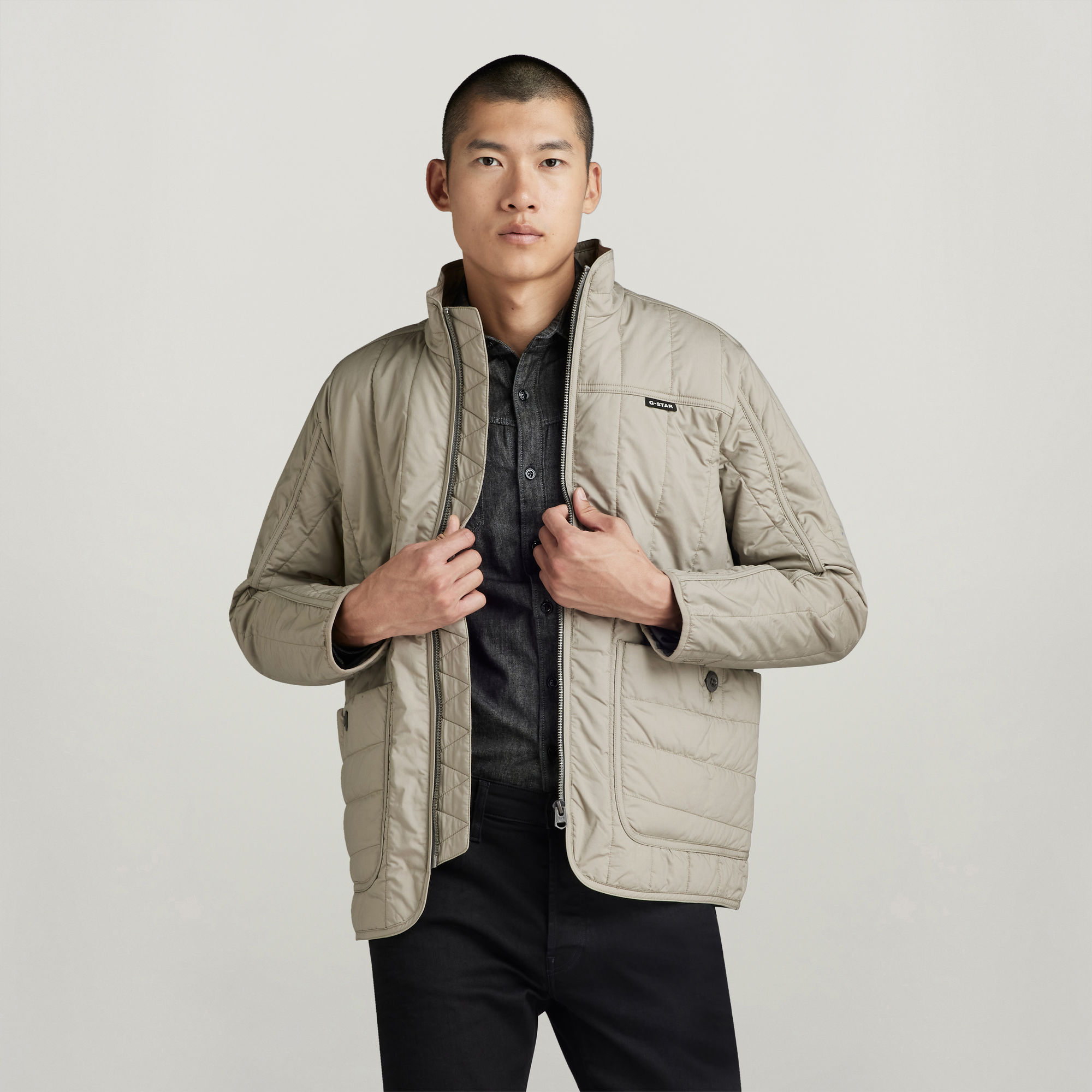 

Liner Overshirt - Grey - Men