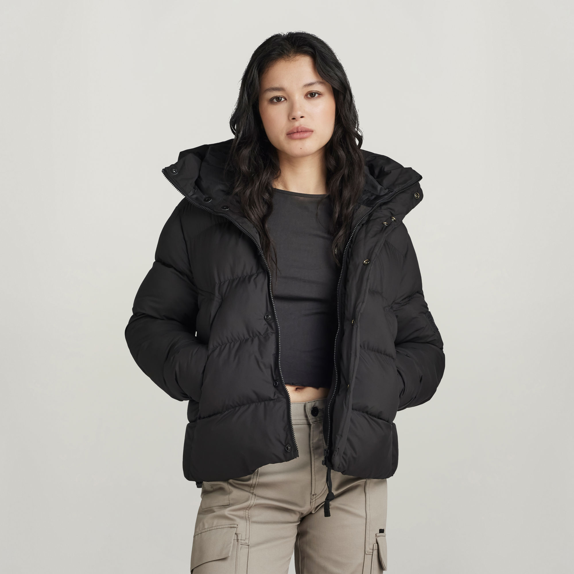 G-Star RAW Whistler Short Puffer Jack - Zwart - Dames