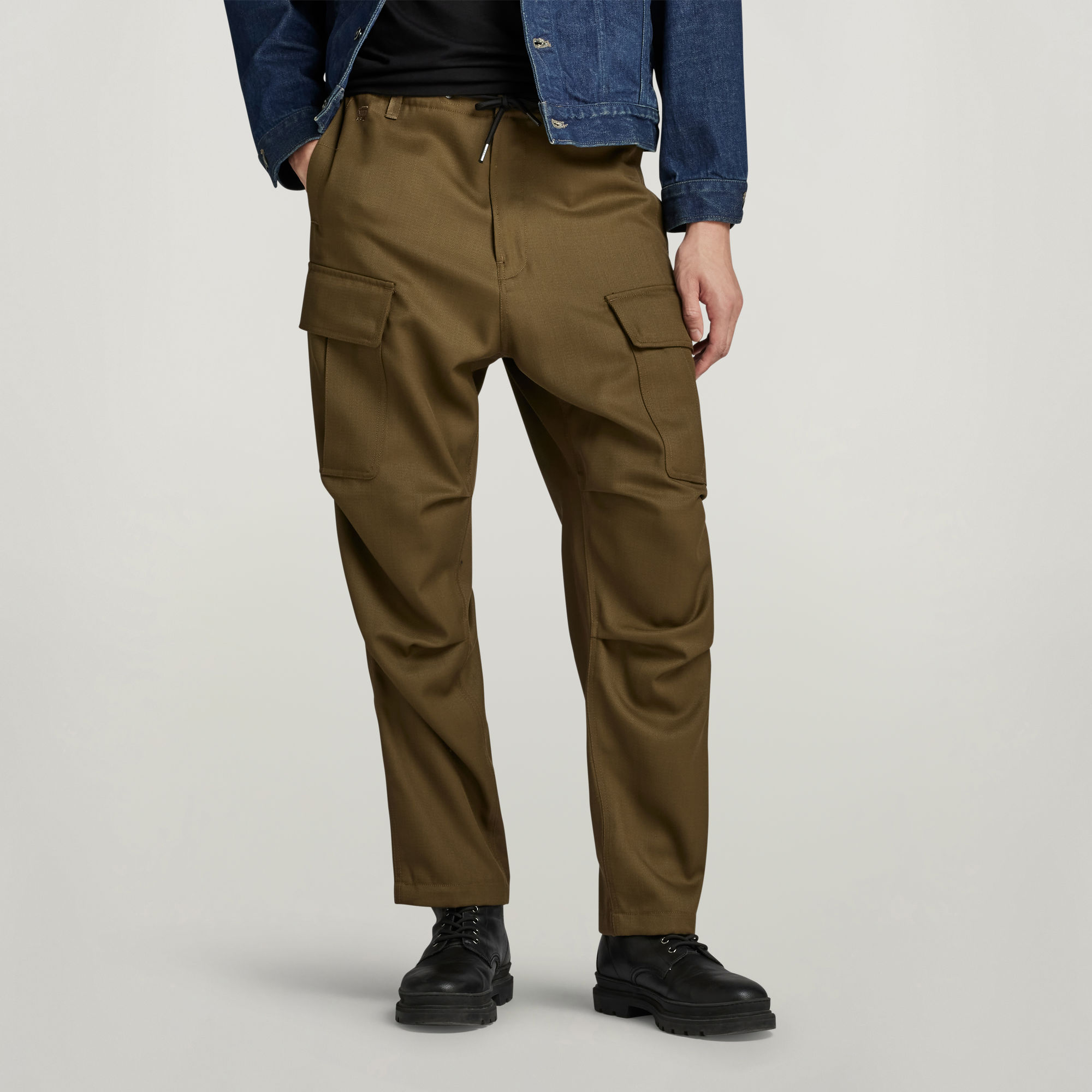 G-Star RAW Balloon Cargobroek Relaxed Tapered Groen Heren