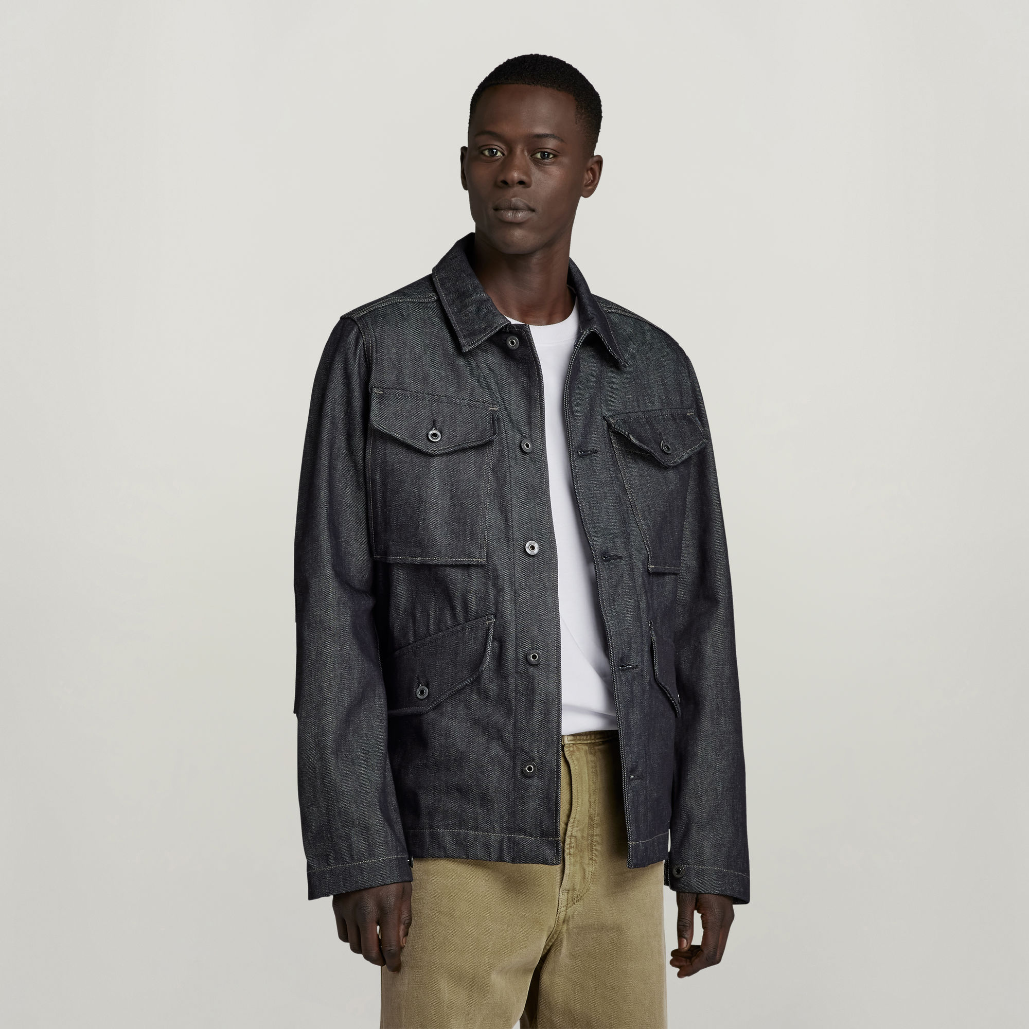 

Vodan Field Jacket Overshirt - Dark blue - Men