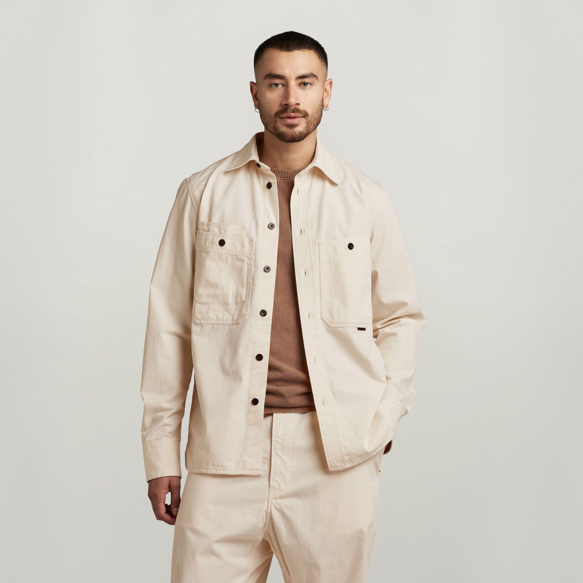 

Unisex Premium Nimes Regular Shirt - Wit - Heren