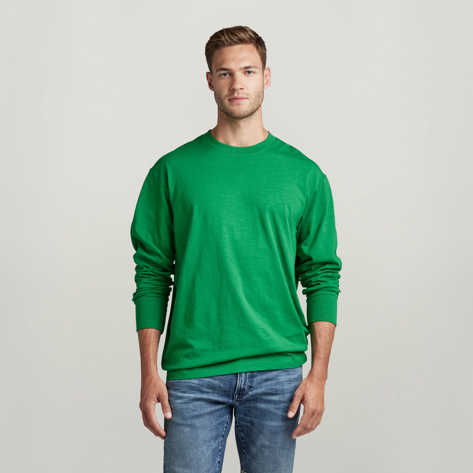 

Back Graphic Boxy T-Shirt - Green - Men