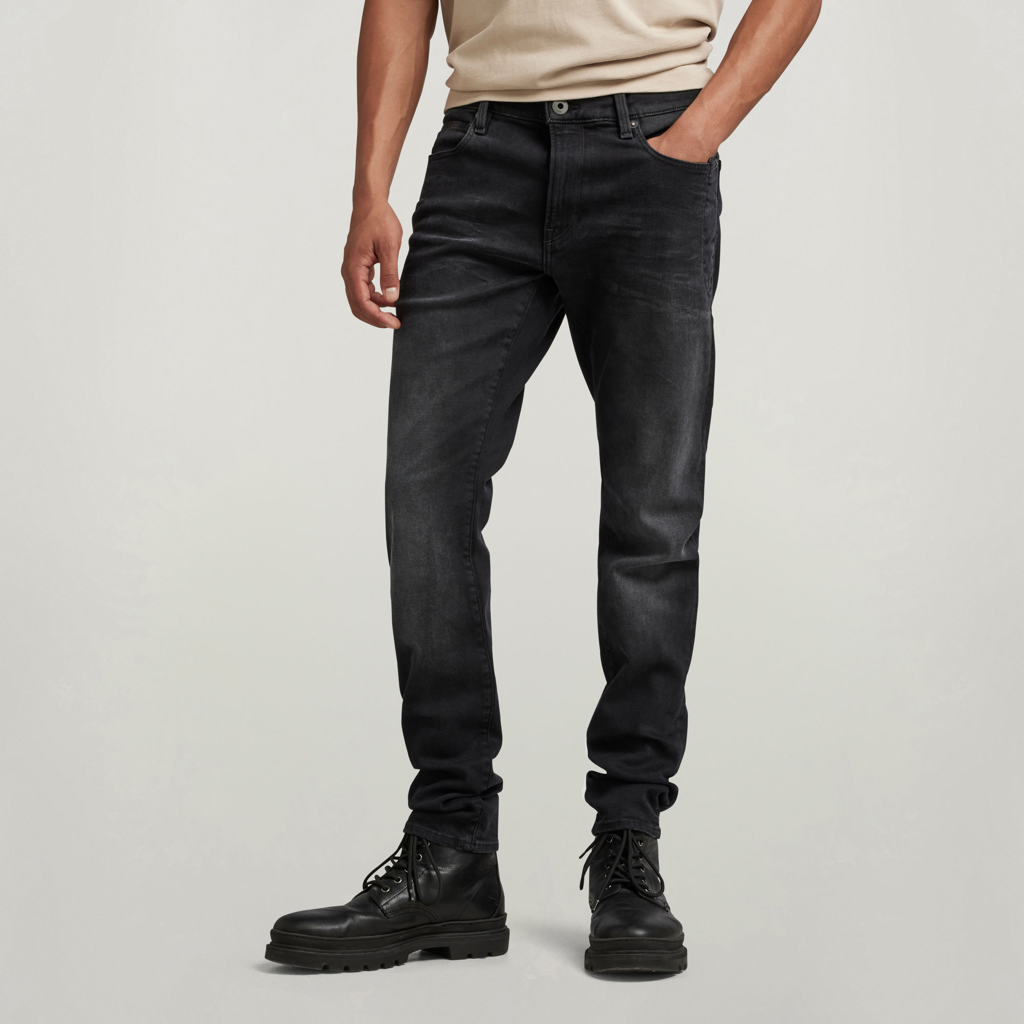 

Premium Lancet Skinny Jeans - Black - Men