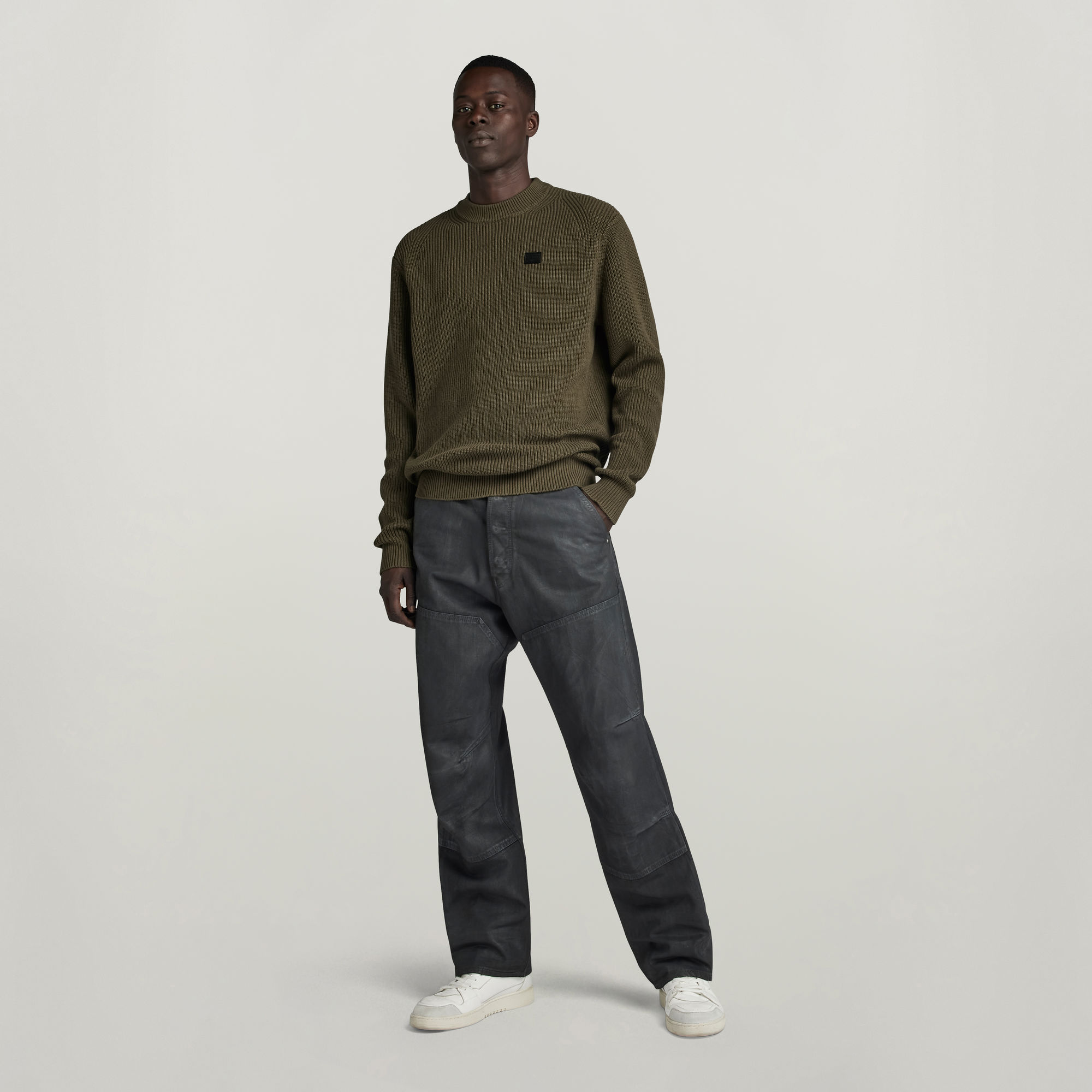 

Pullover Knitted Sweatshirt - Grün - Herren