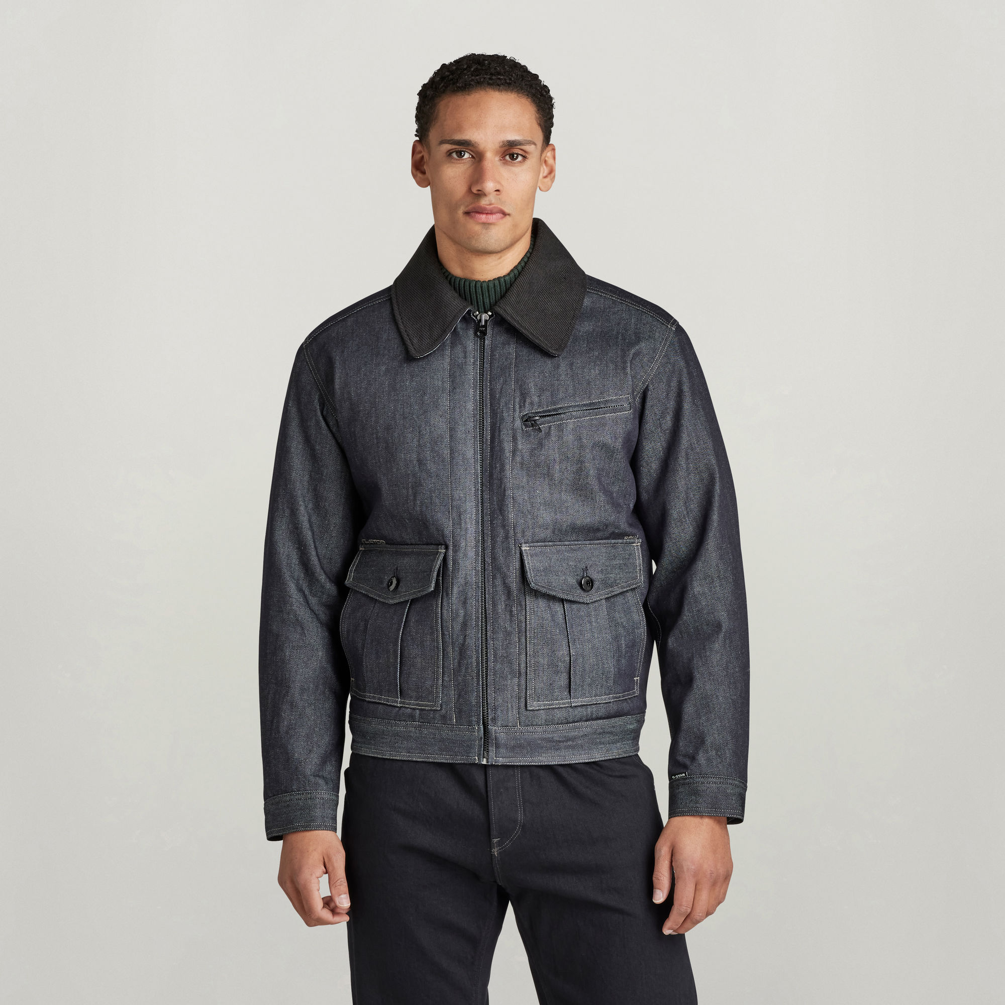 

P3 Denim Jacket - Dark blue - Men