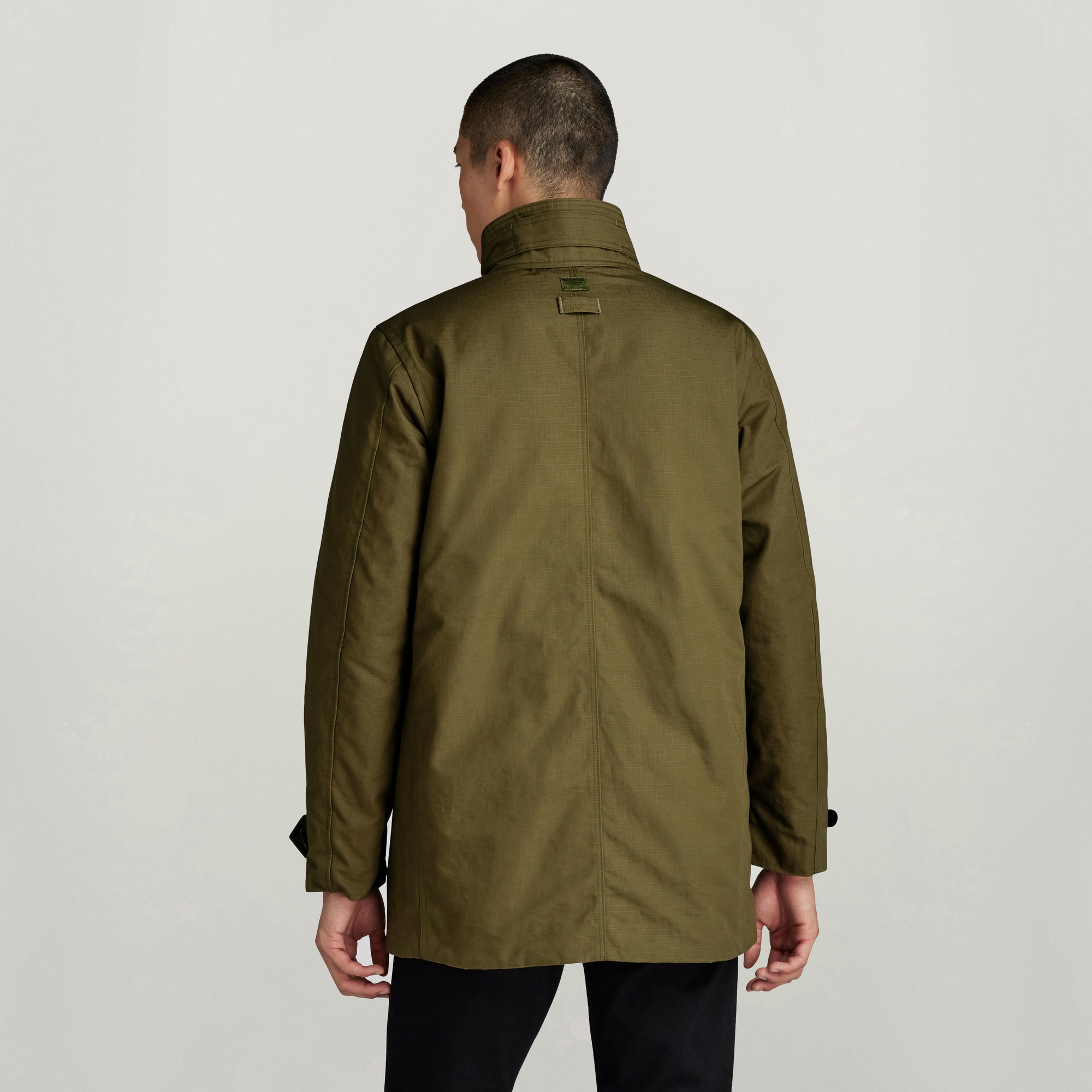 Thumbnail - Padded Trenchcoat - Grün - Herren