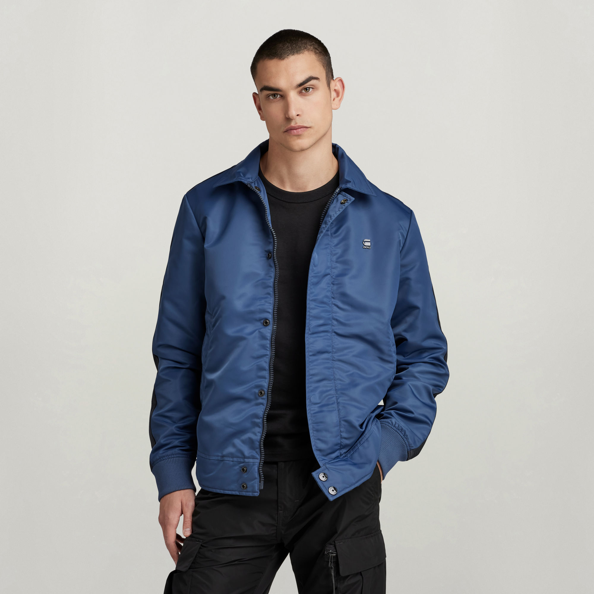 

Harrington Jacket - Medium blue - Men