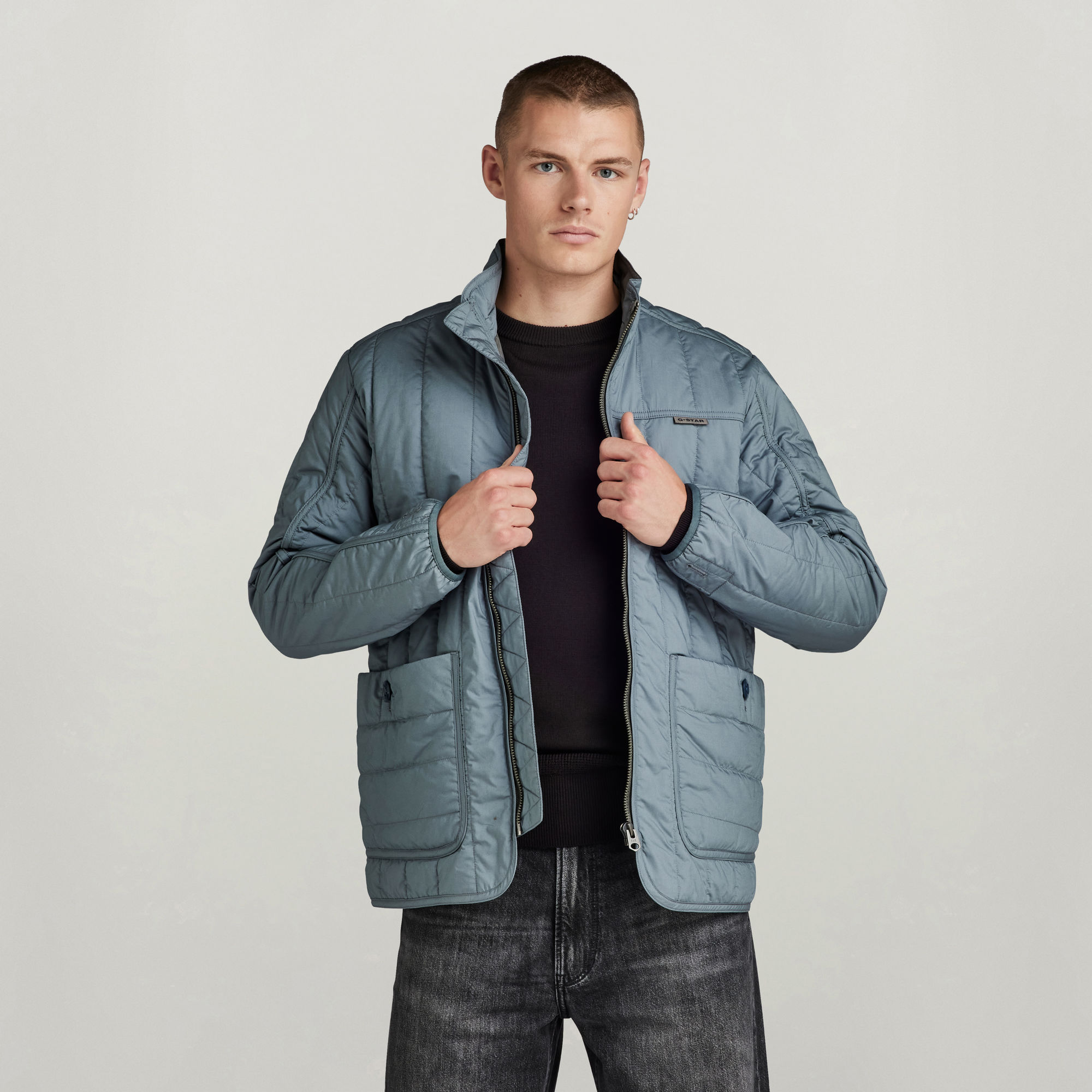 

Liner Overshirt - Grey - Men