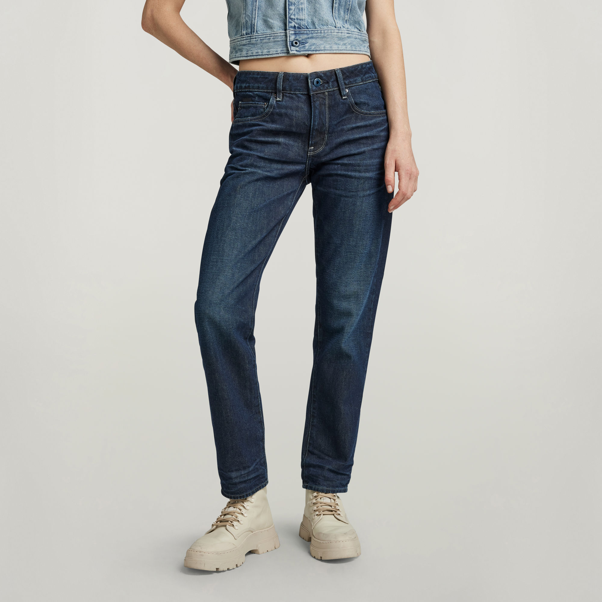 

Kate Boyfriend Jeans - Dunkelblau - Damen