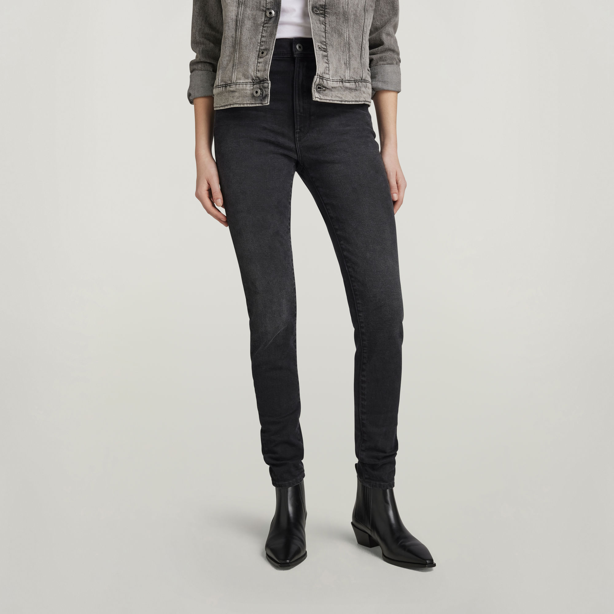 

Kafey Ultra High Skinny Jeans - Zwart - Dames