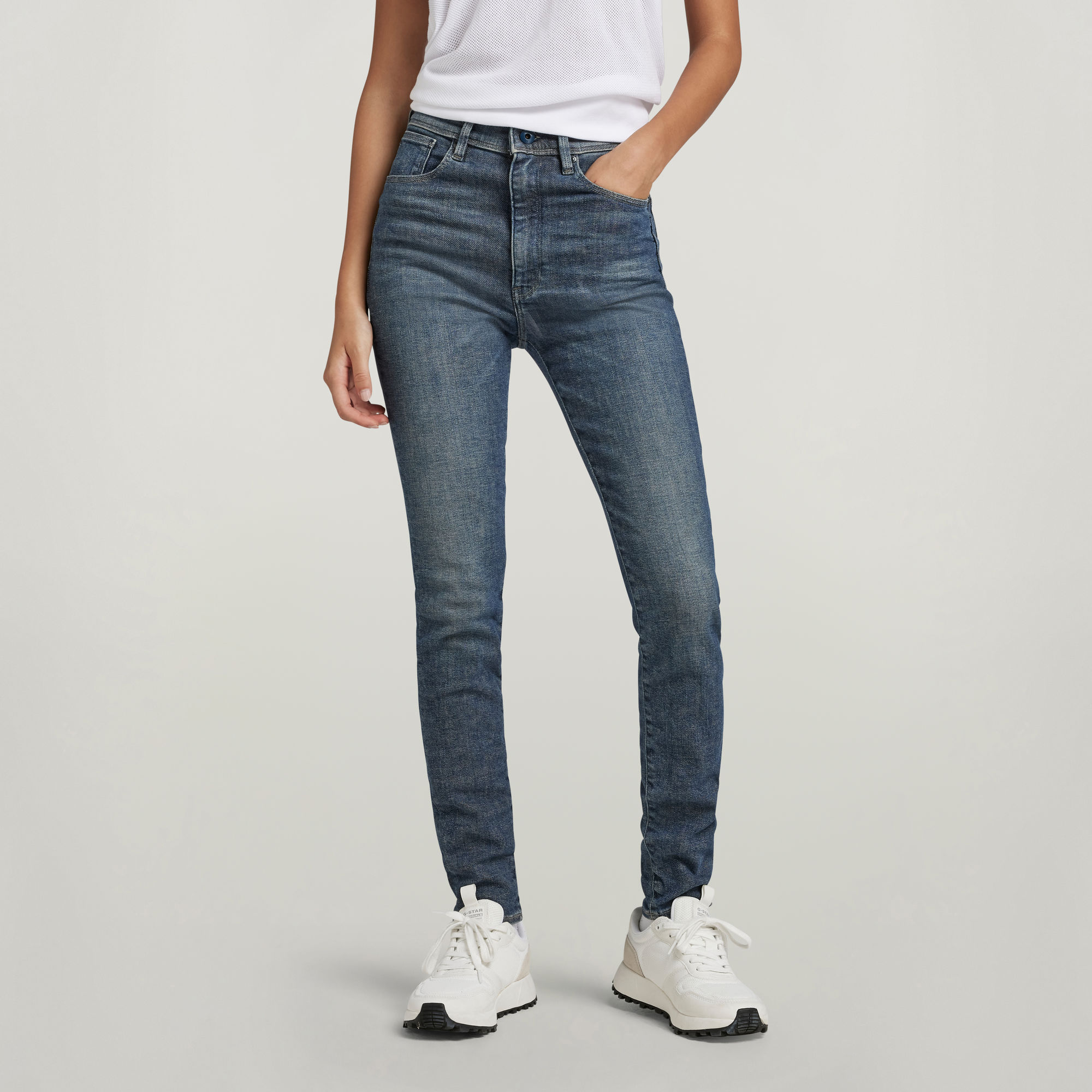 

Kafey Ultra High Skinny Jeans - Dark blue - Women