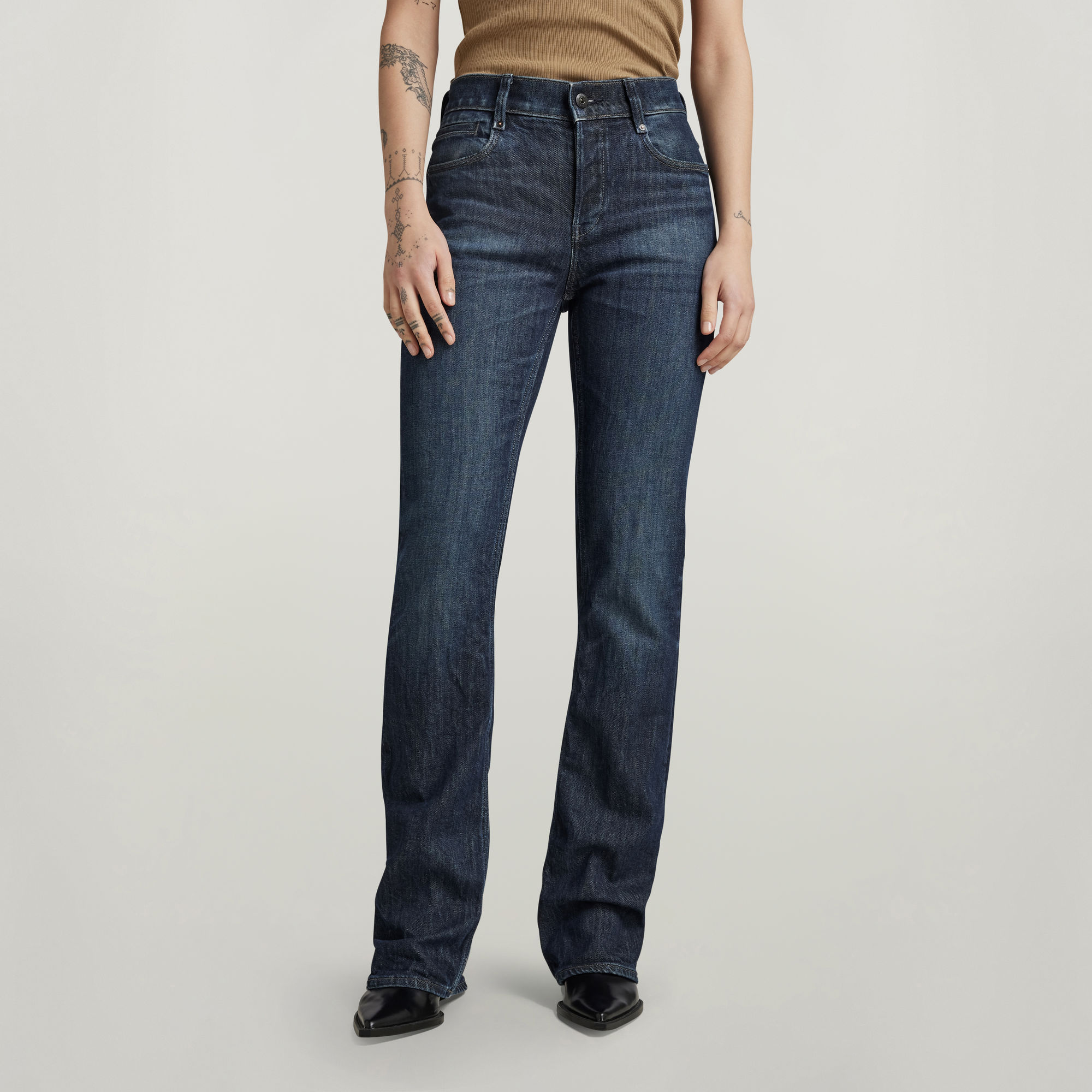 

Noxer Bootcut Jeans - Dark blue - Women