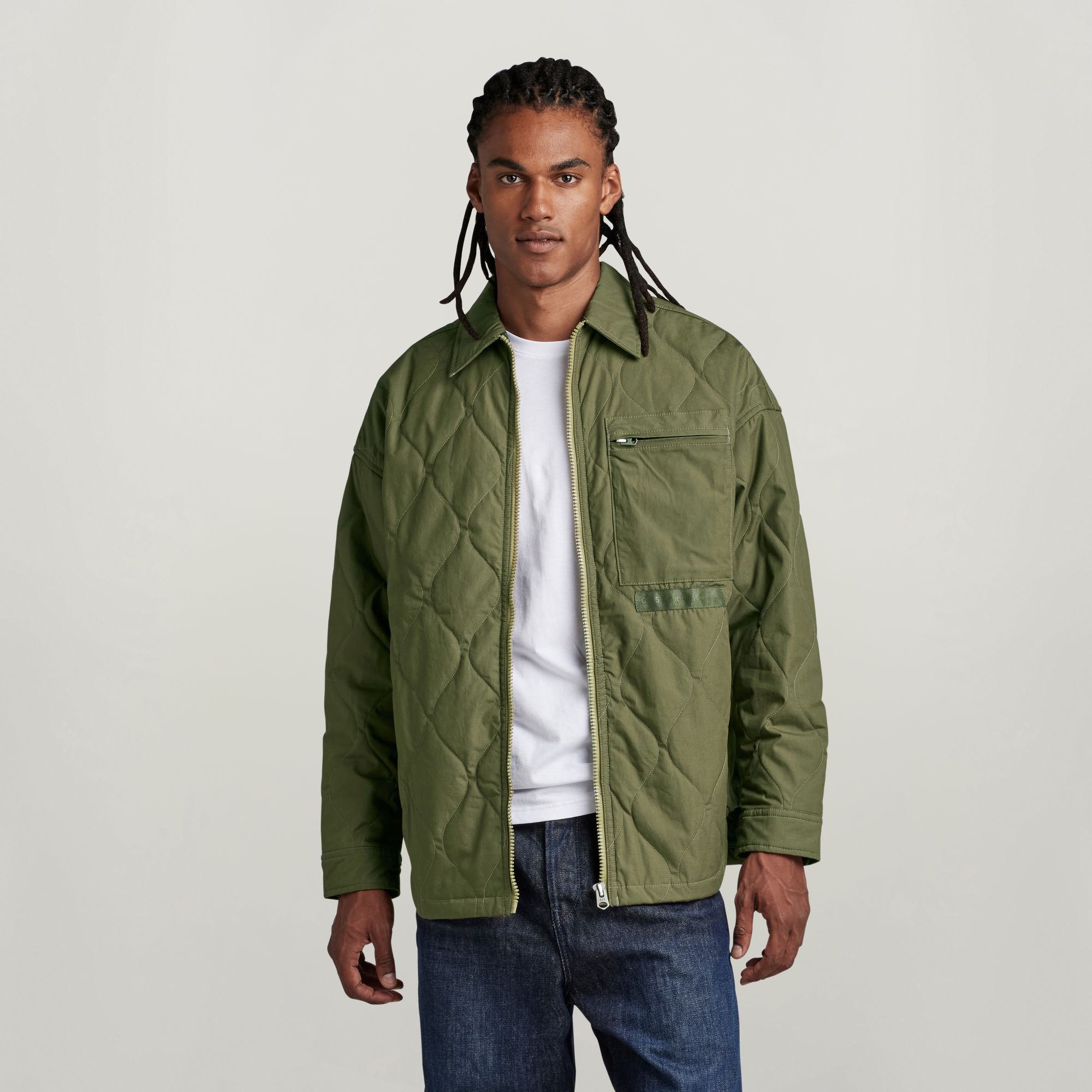 

Unisex Postino Oversized Jacket 2.0 - Green - Men