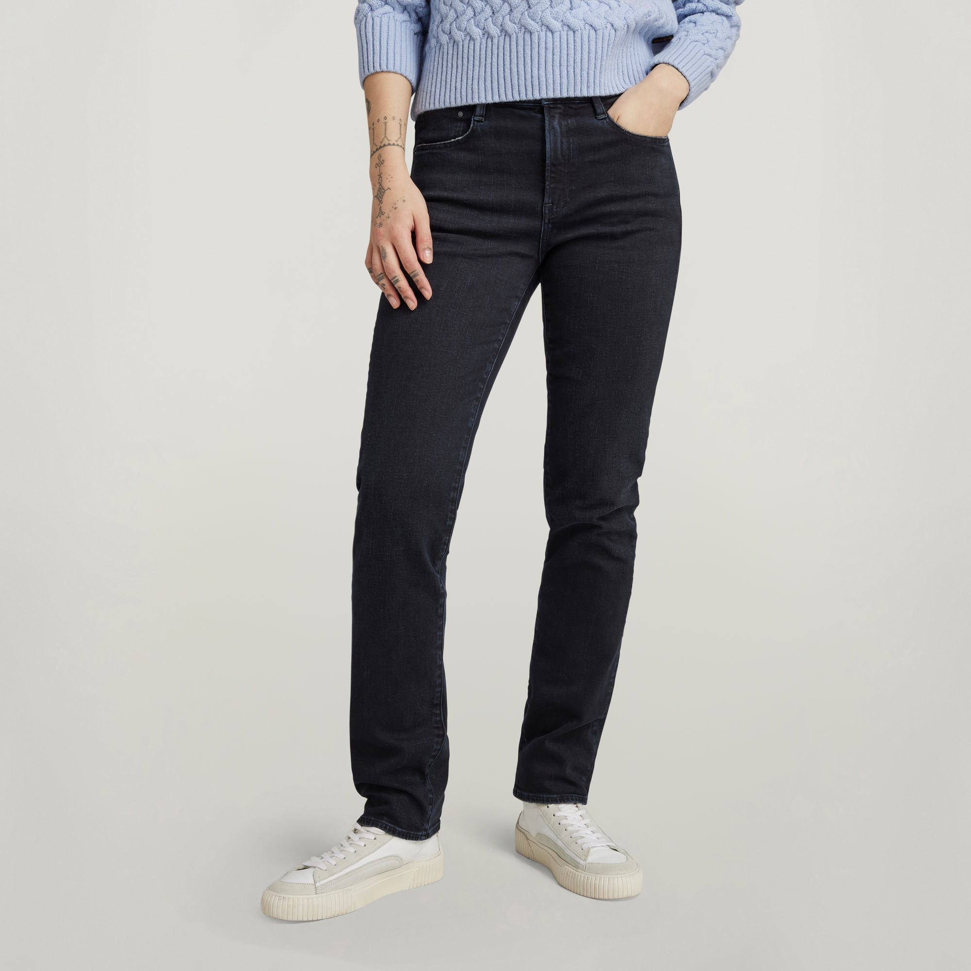 

Ace 2.0 Slim Straight Jeans - Dark blue - Women