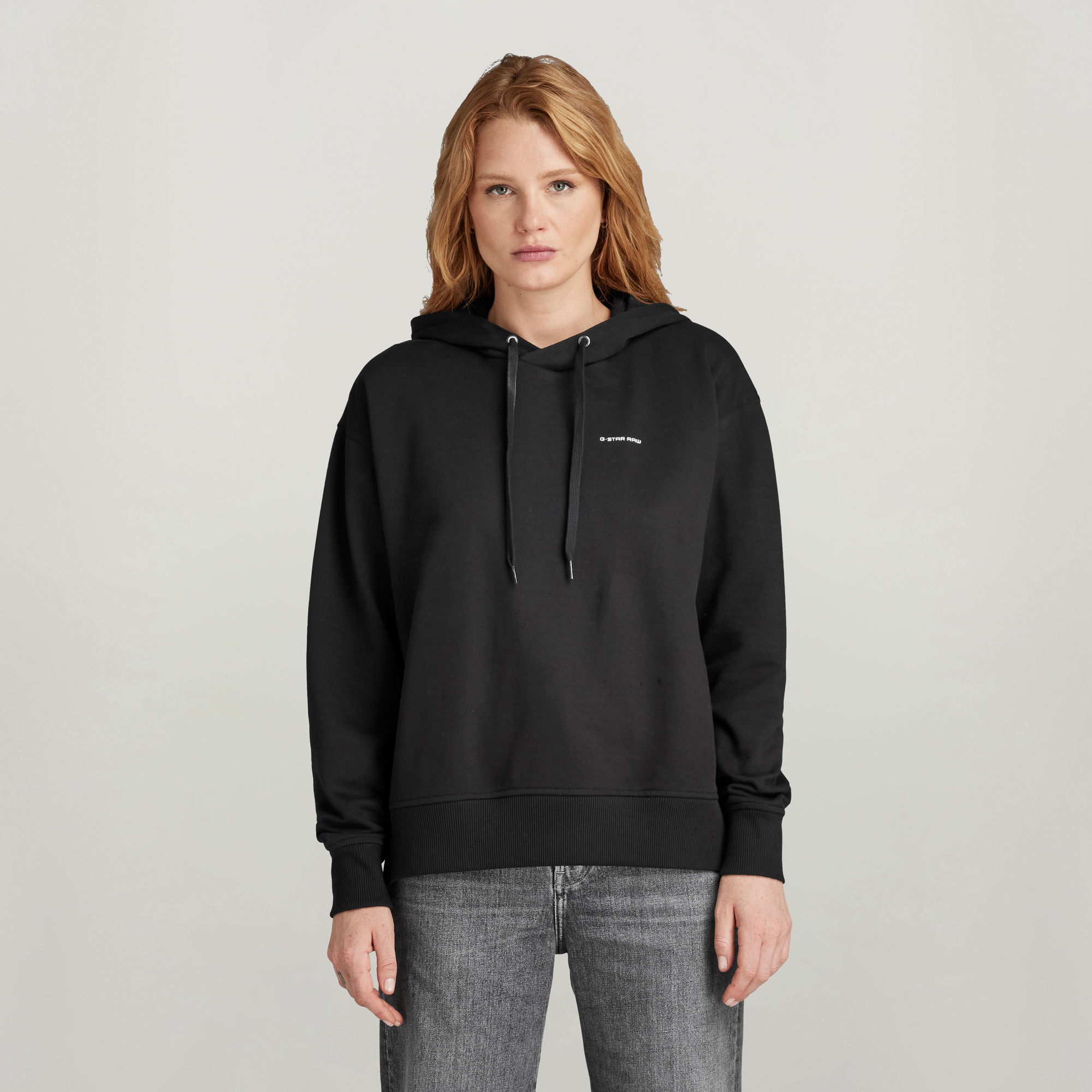 

Graphic Core Hooded Sweater - Black - Women