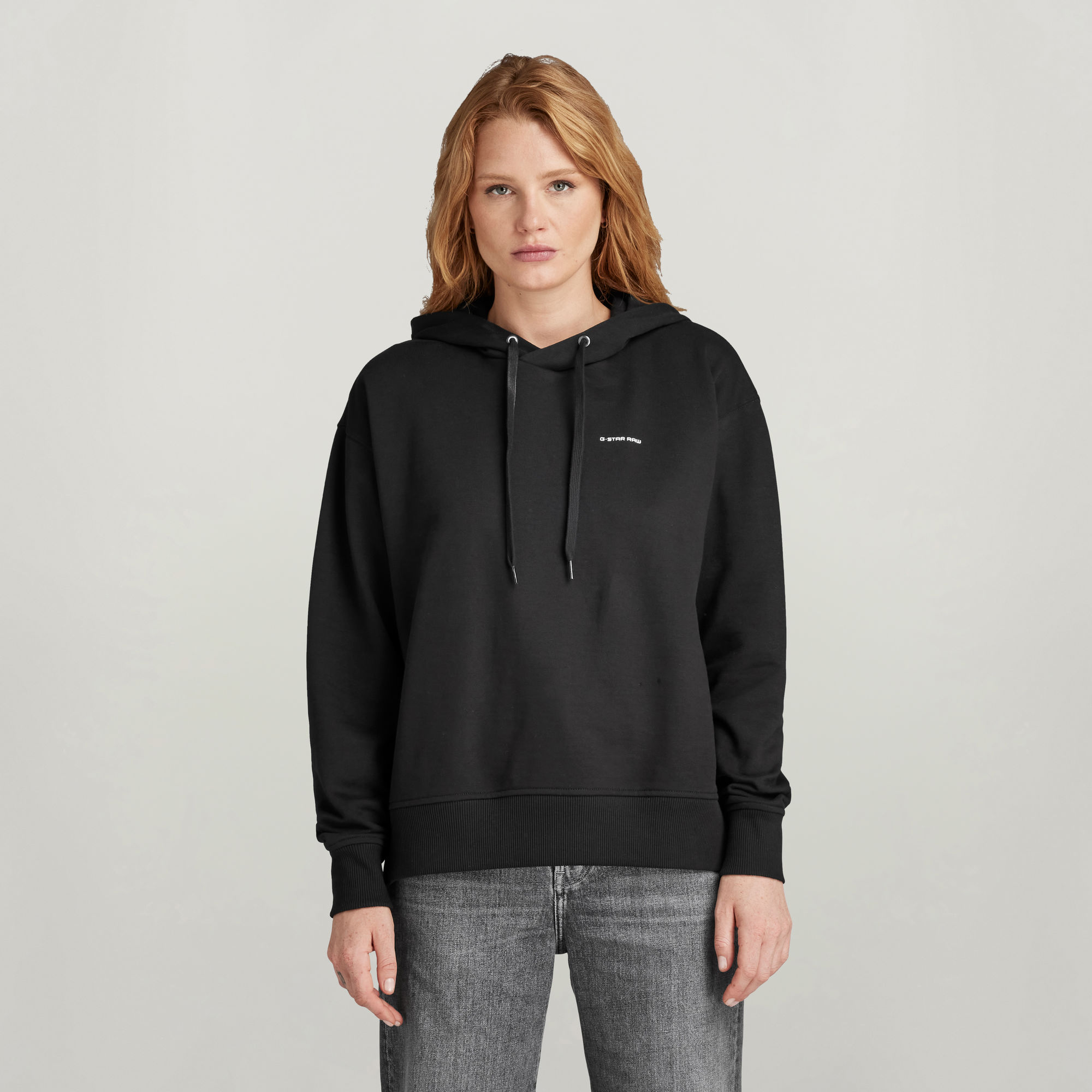 Graphic Core Hooded Sweatshirt - Schwarz - Damen