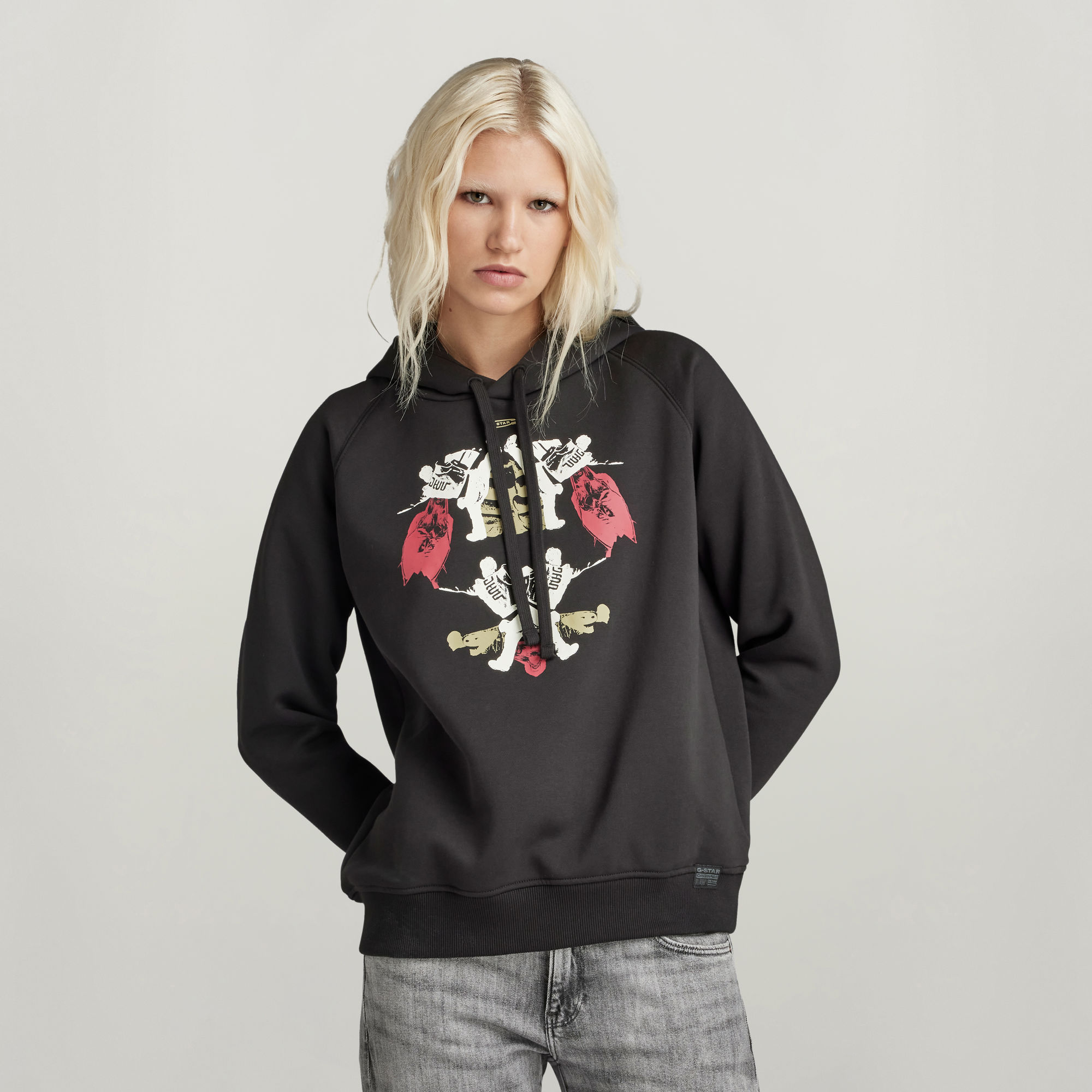 

Look Book Graphic Hoodie - Black - Women