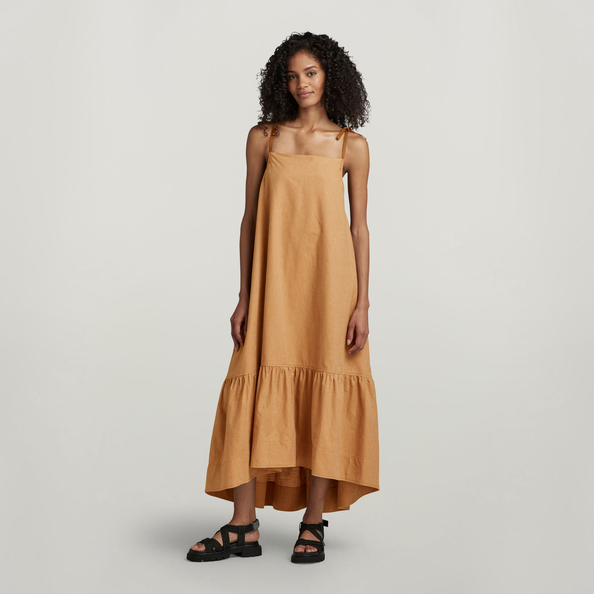 Para Simple Kleid - Braun - Damen