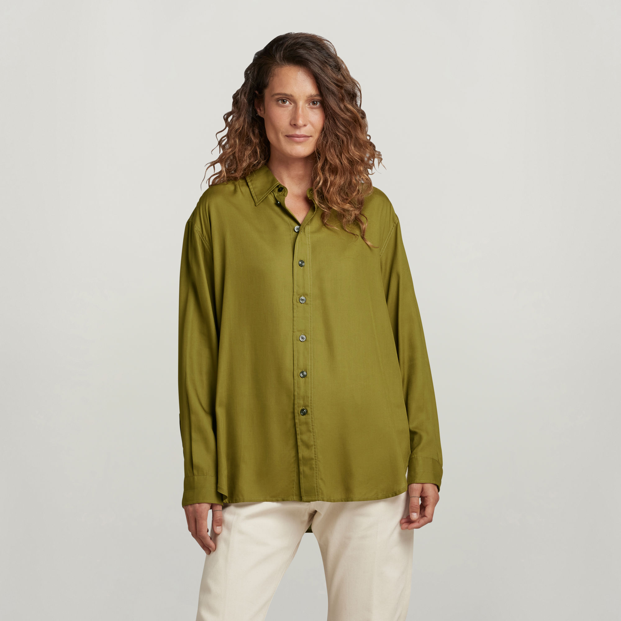 

Dress Shirt - Green - Women