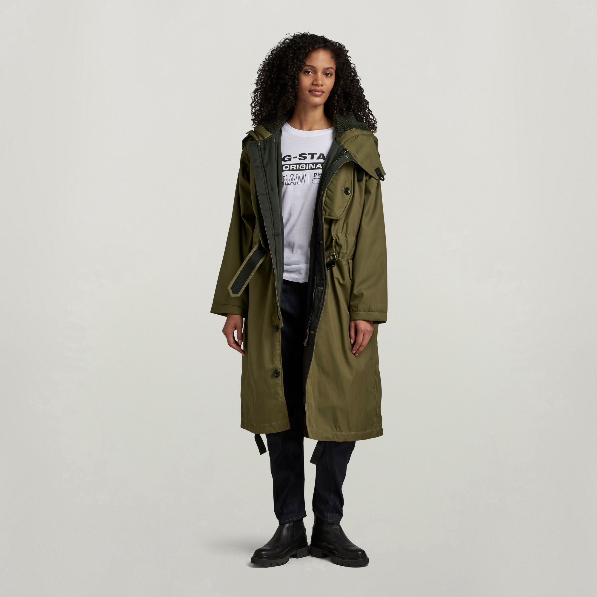 

Long Parka - Green - Women