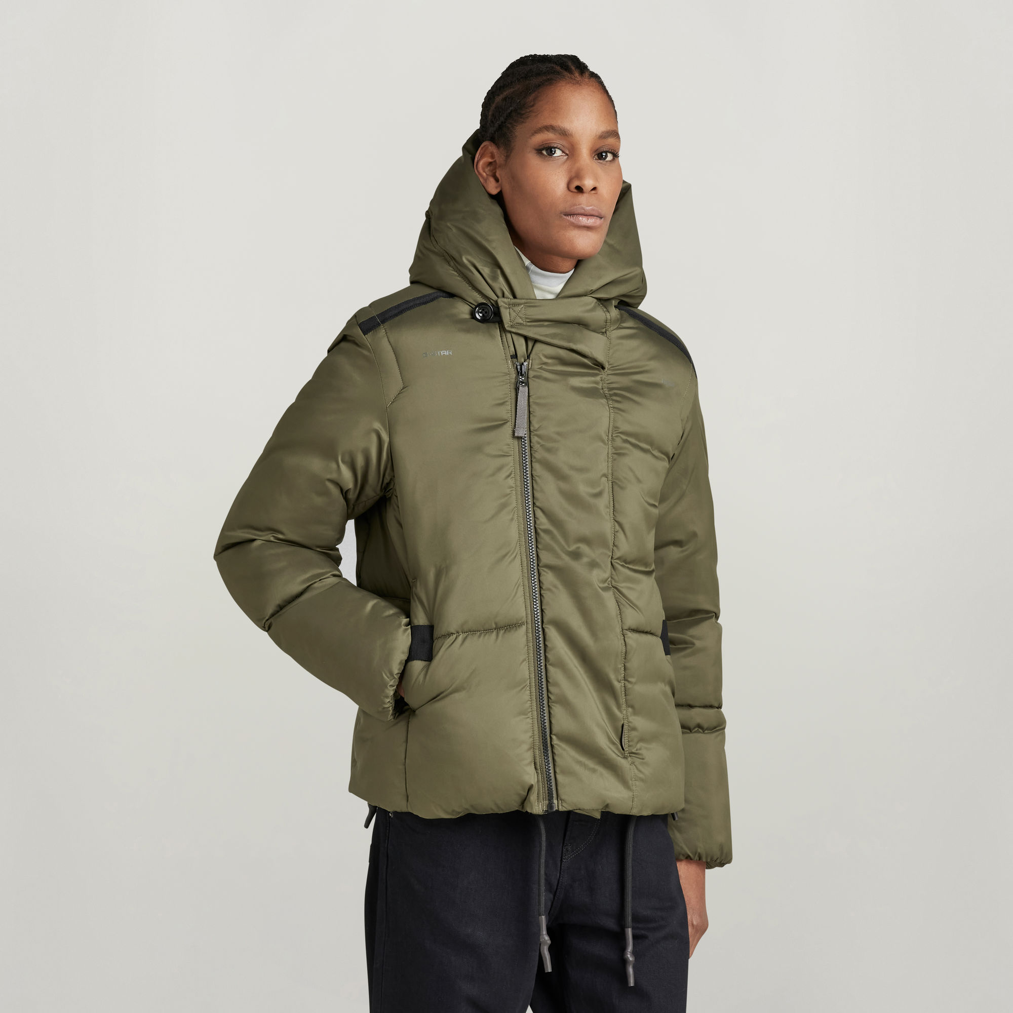 G - Whistler Short Padded Jacke - Grün - Damen