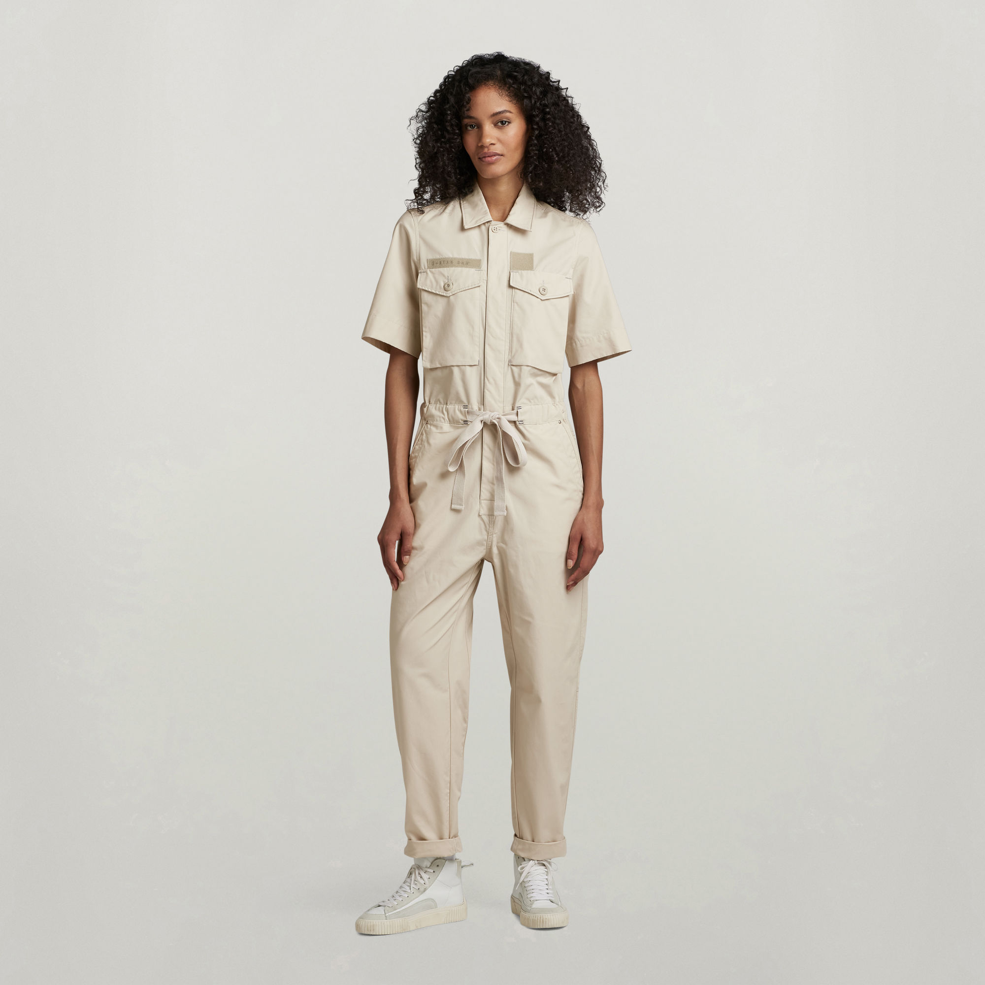 

Army Jumpsuit - Beige - Women