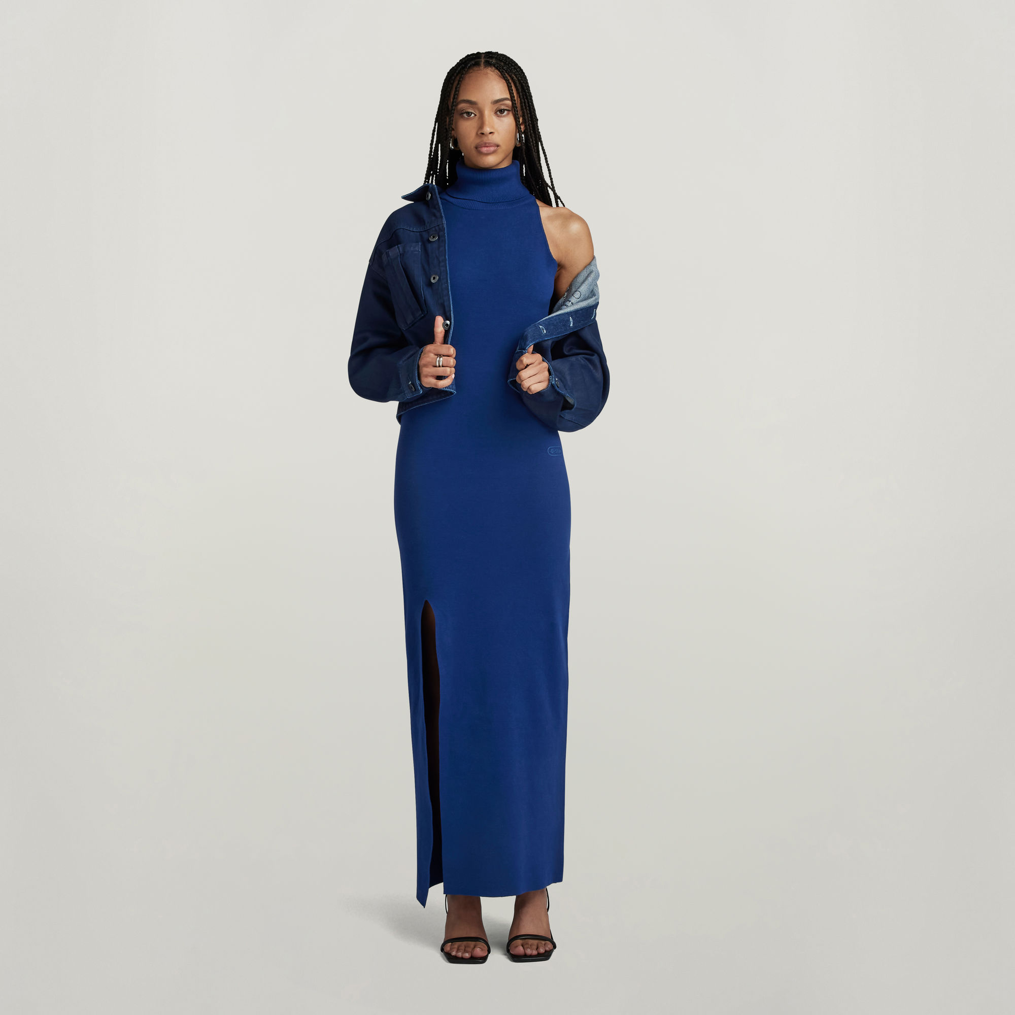 G-Star RAW Jurk NY RAW Slim - Midden blauw - Dames