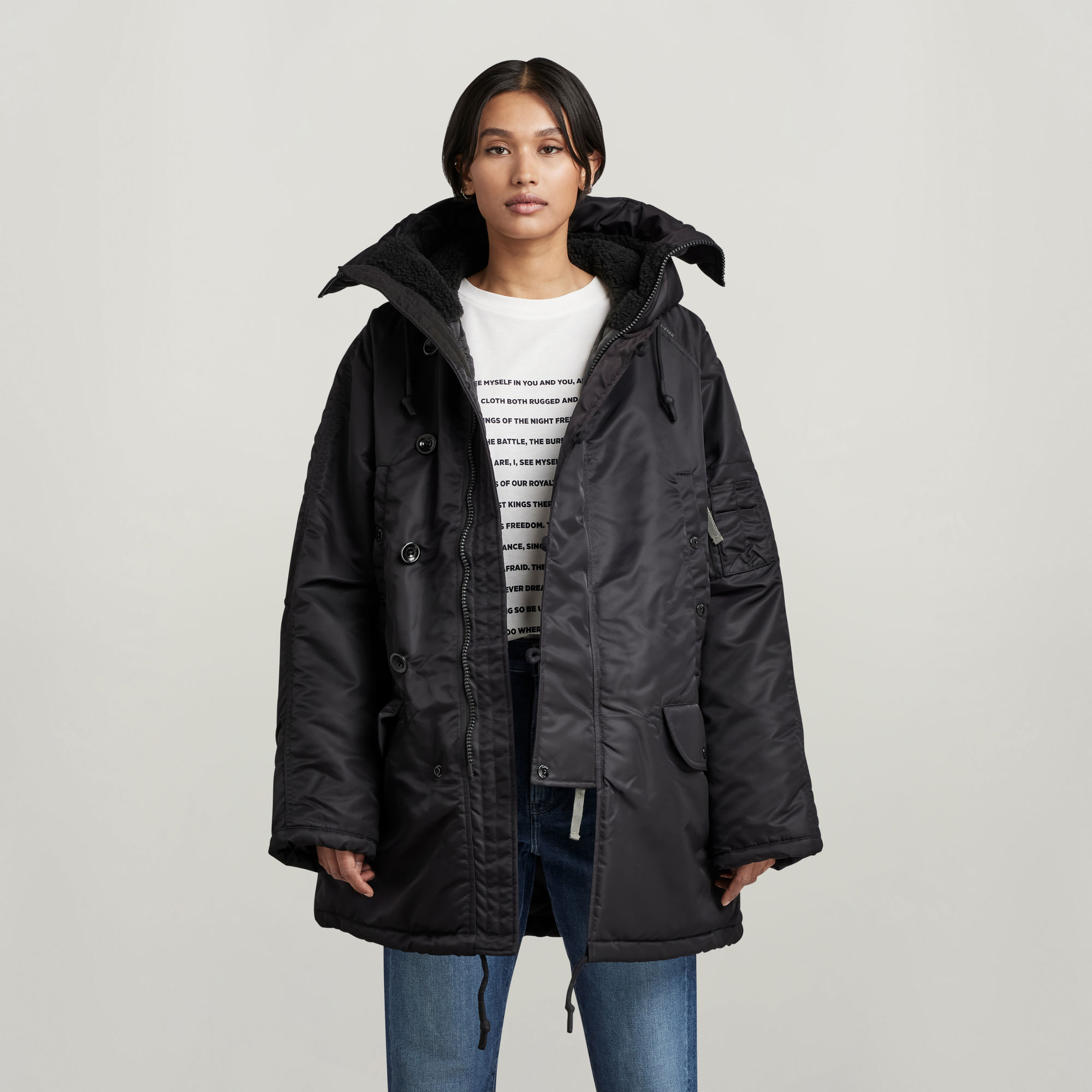 

Air Force Parka - Black - Women