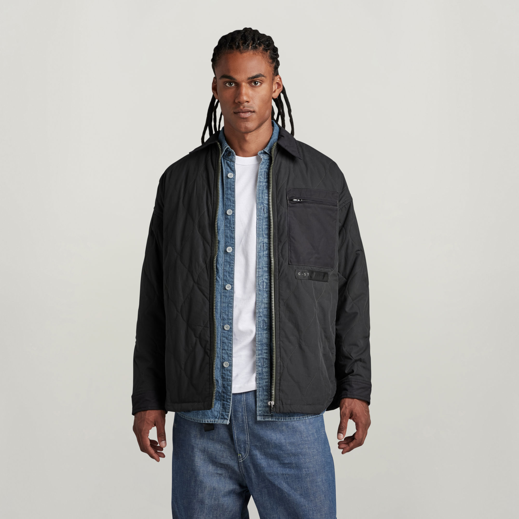 

Unisex Postino Oversized Jacket 2.0 - Black - Men