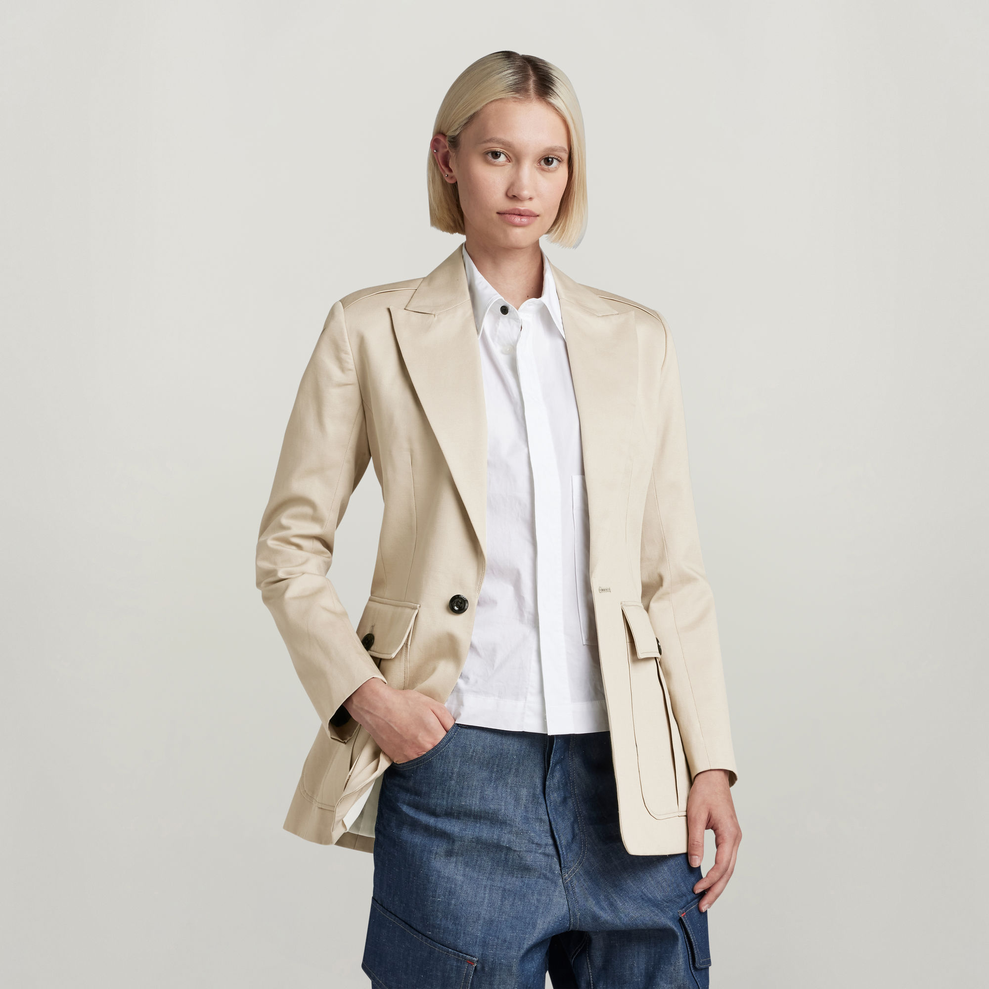 Sindhu Blazer - Beige - Damen